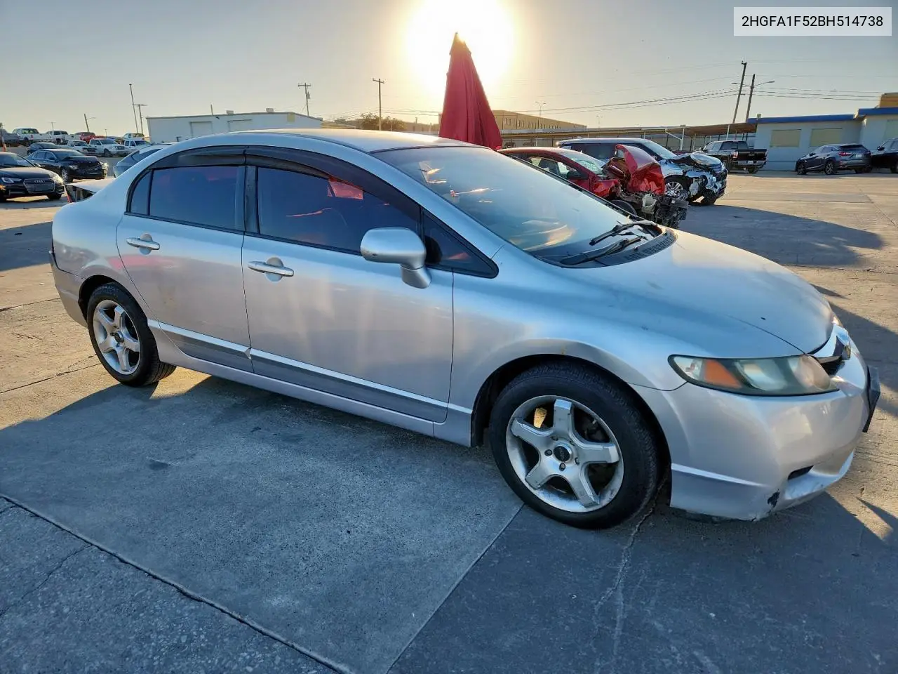 2HGFA1F52BH514738 2011 Honda Civic Lx