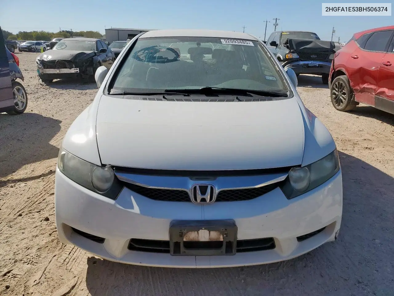 2HGFA1E53BH506374 2011 Honda Civic Lx