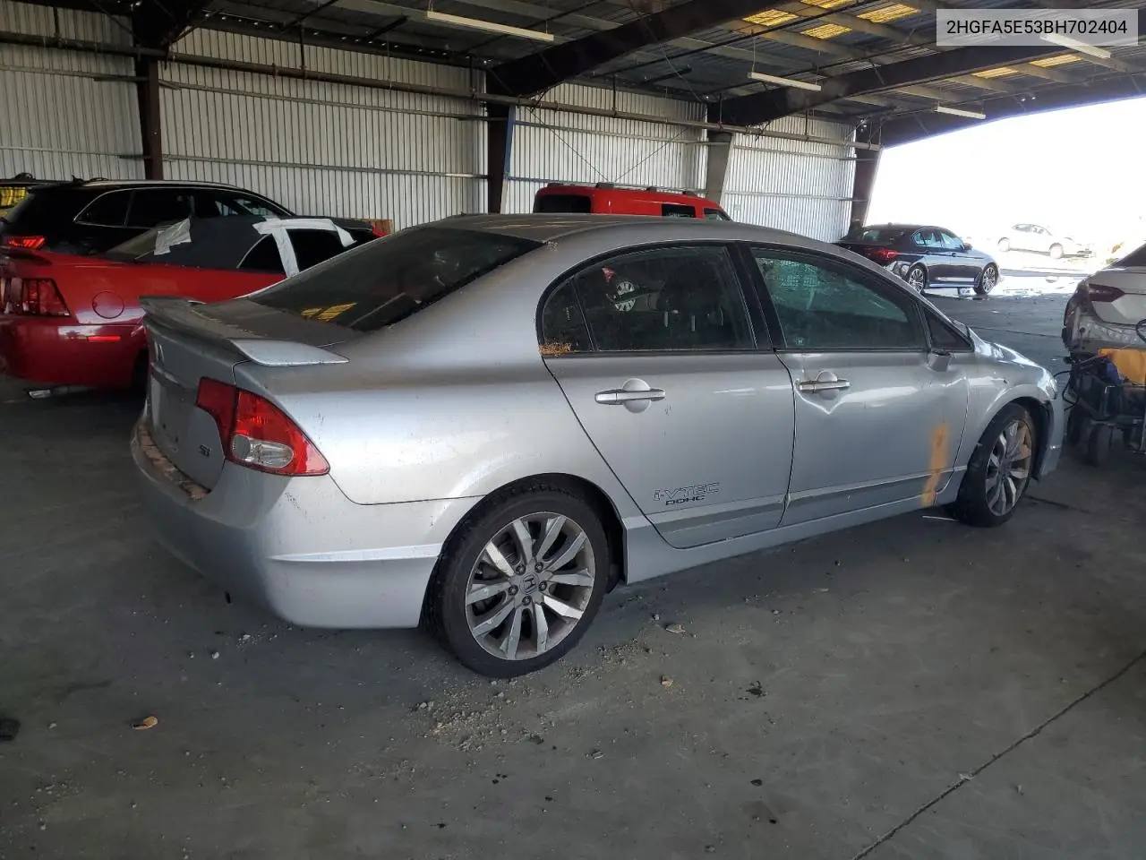 2HGFA5E53BH702404 2011 Honda Civic Si