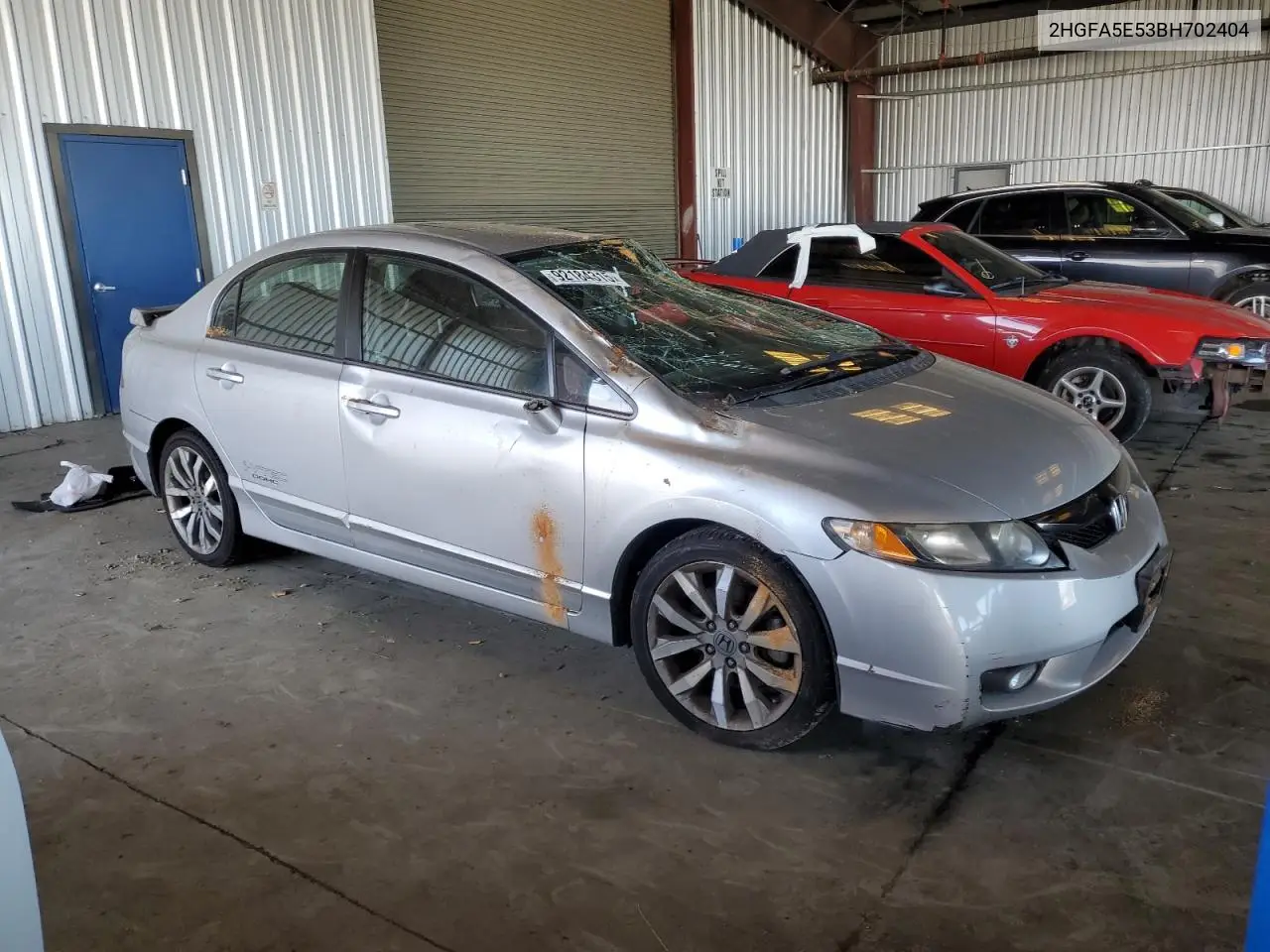 2HGFA5E53BH702404 2011 Honda Civic Si