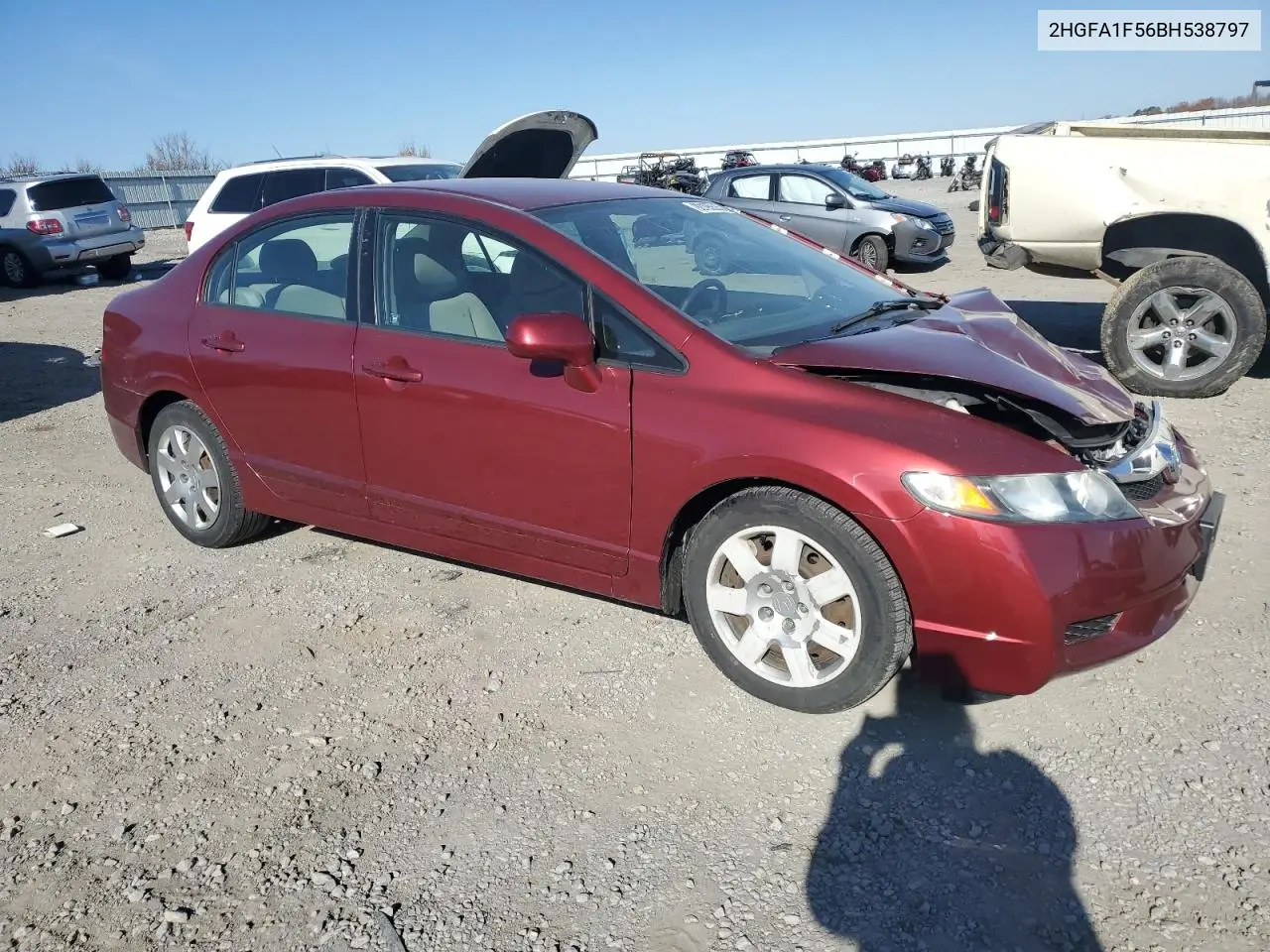2HGFA1F56BH538797 2011 Honda Civic Lx