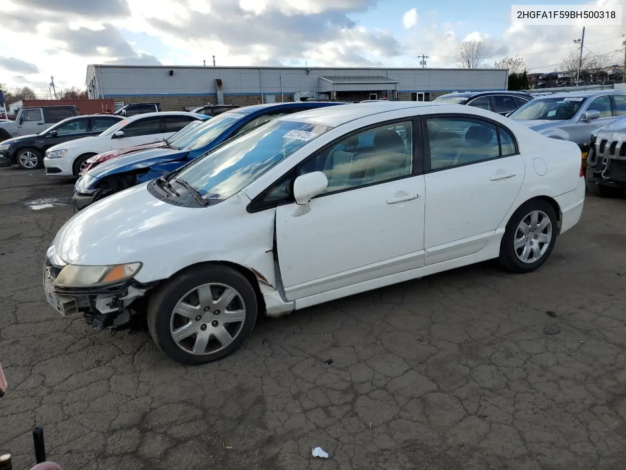 2HGFA1F59BH500318 2011 Honda Civic Lx