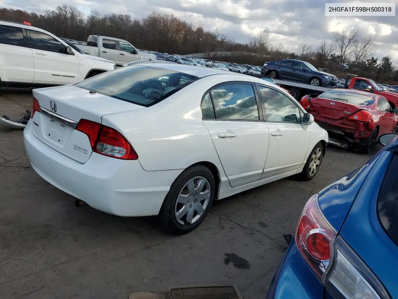 2HGFA1F59BH500318 2011 Honda Civic Lx