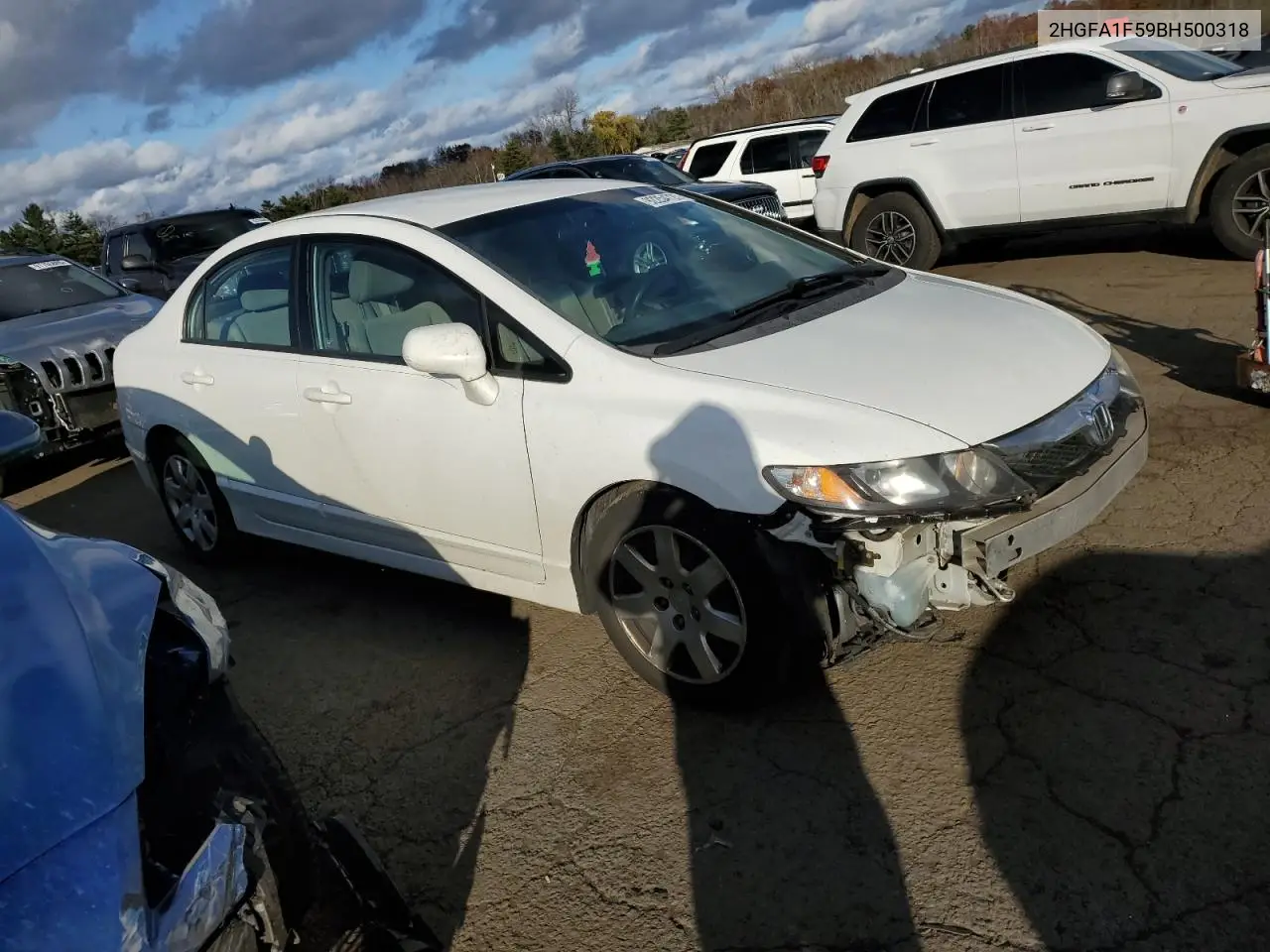 2HGFA1F59BH500318 2011 Honda Civic Lx