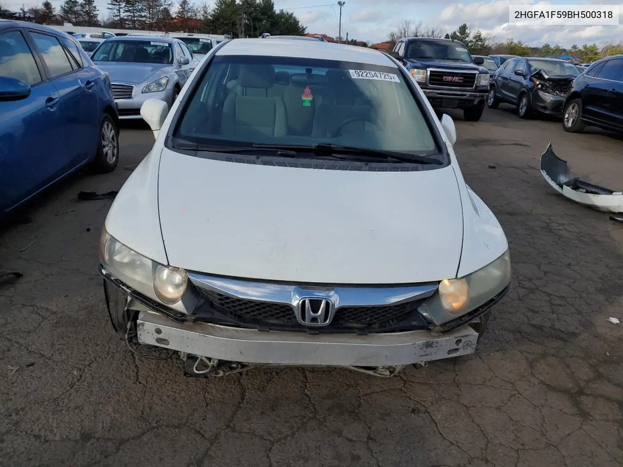 2HGFA1F59BH500318 2011 Honda Civic Lx