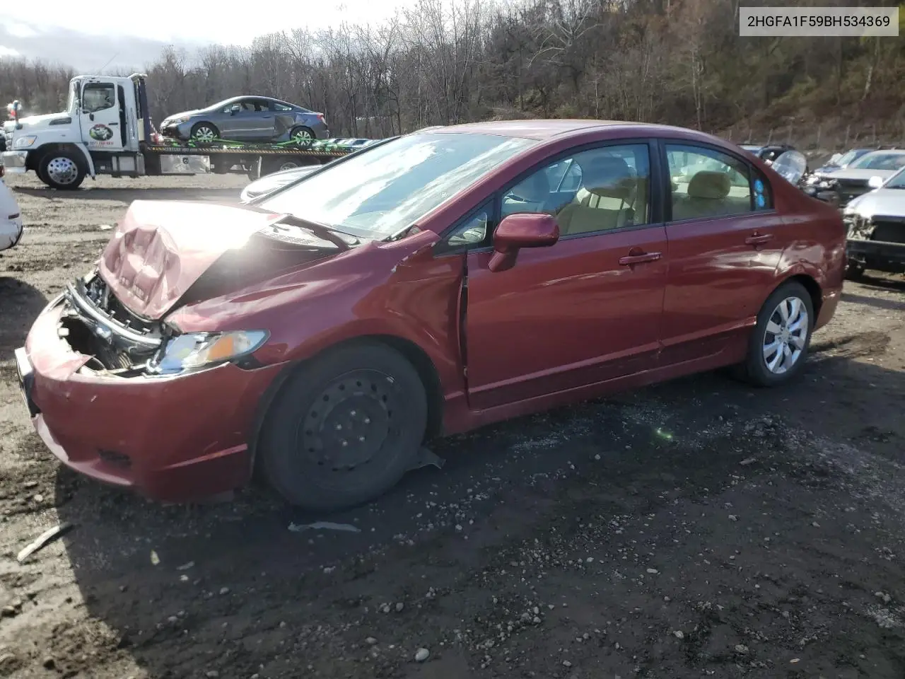 2HGFA1F59BH534369 2011 Honda Civic Lx