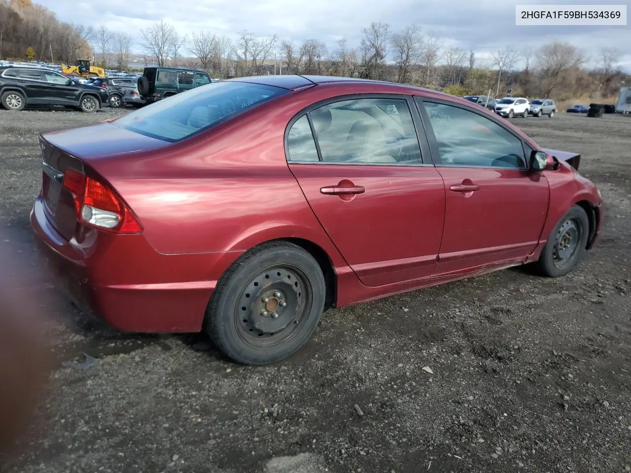 2HGFA1F59BH534369 2011 Honda Civic Lx