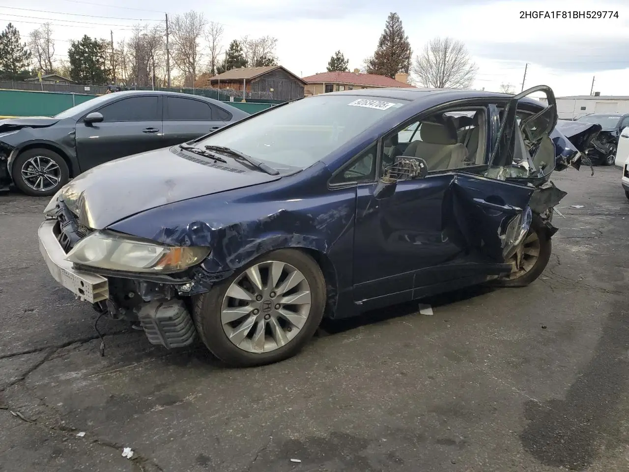 2HGFA1F81BH529774 2011 Honda Civic Ex