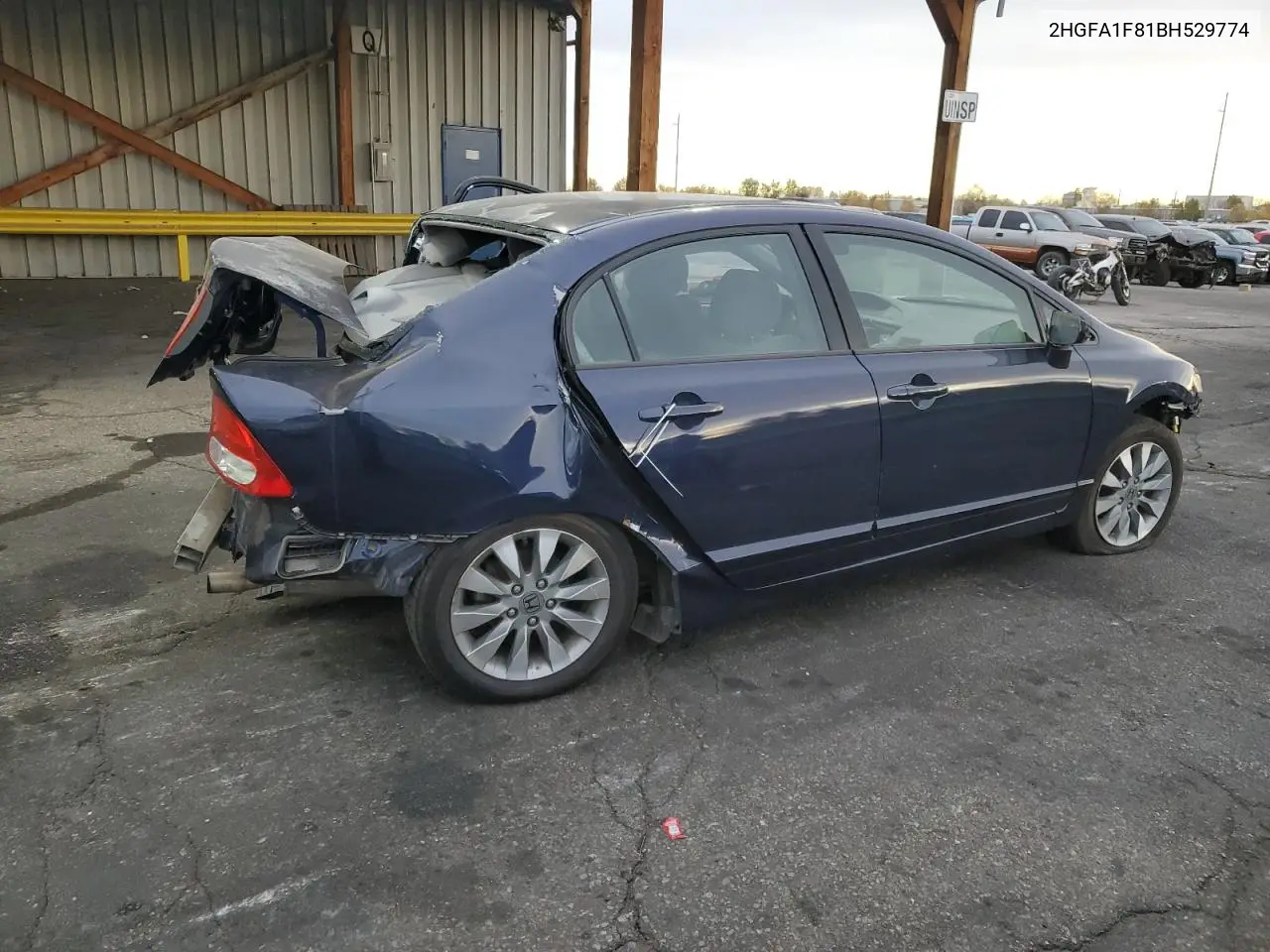2HGFA1F81BH529774 2011 Honda Civic Ex