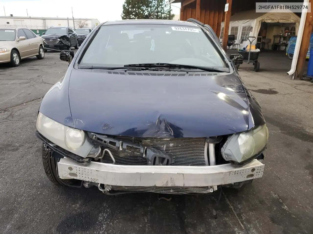 2HGFA1F81BH529774 2011 Honda Civic Ex