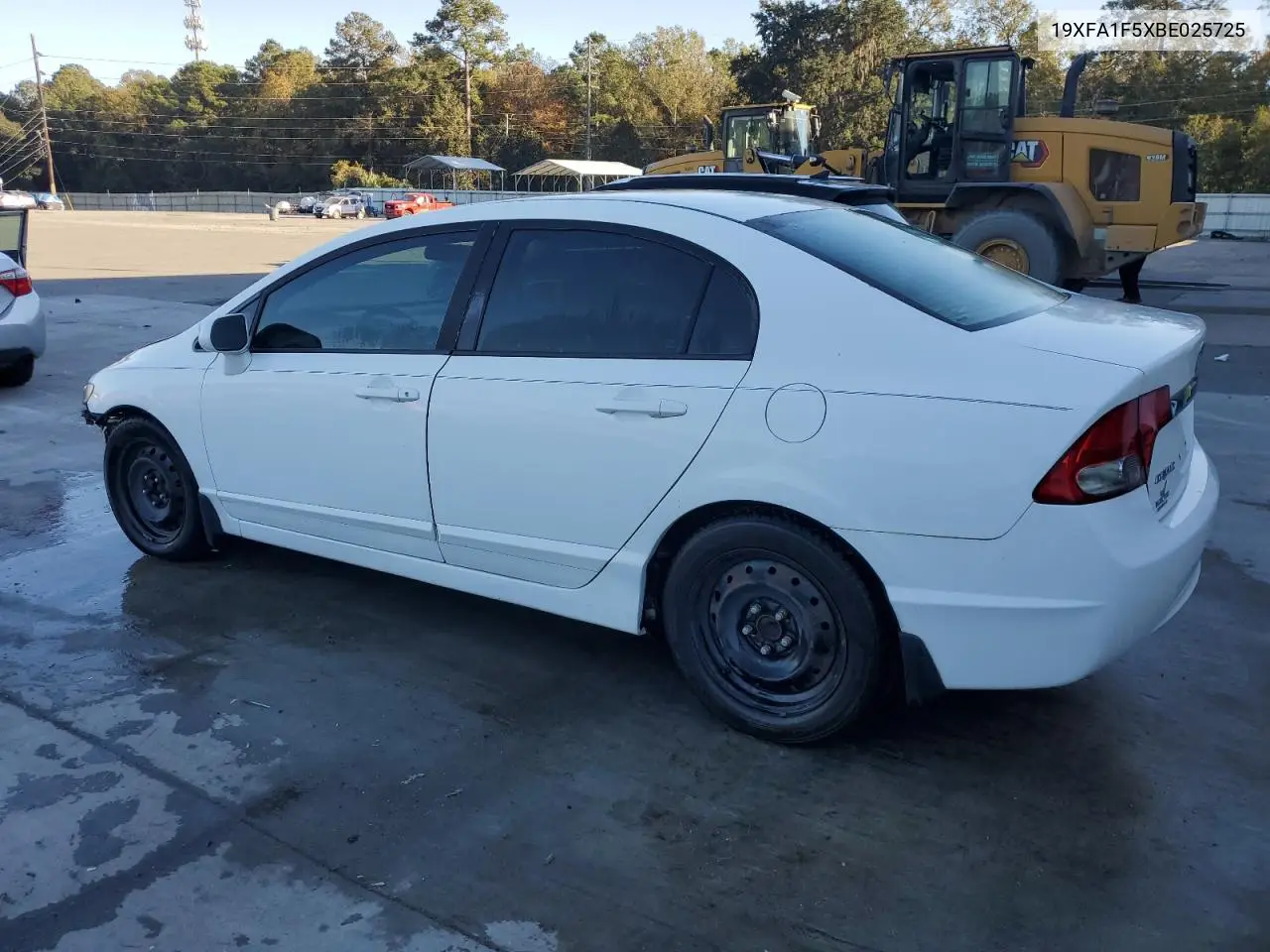 19XFA1F5XBE025725 2011 Honda Civic Lx