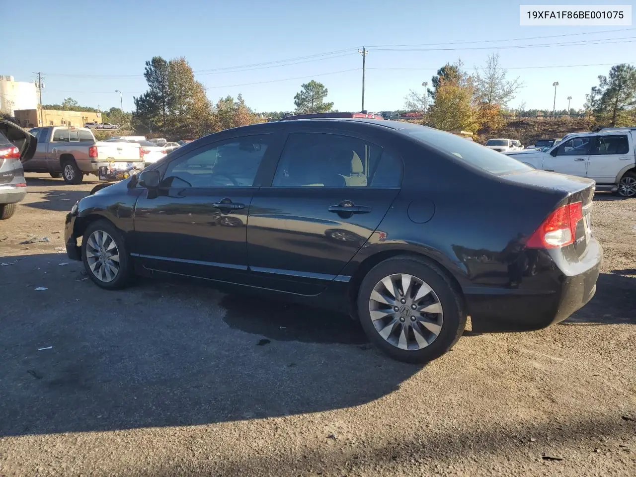 19XFA1F86BE001075 2011 Honda Civic Ex