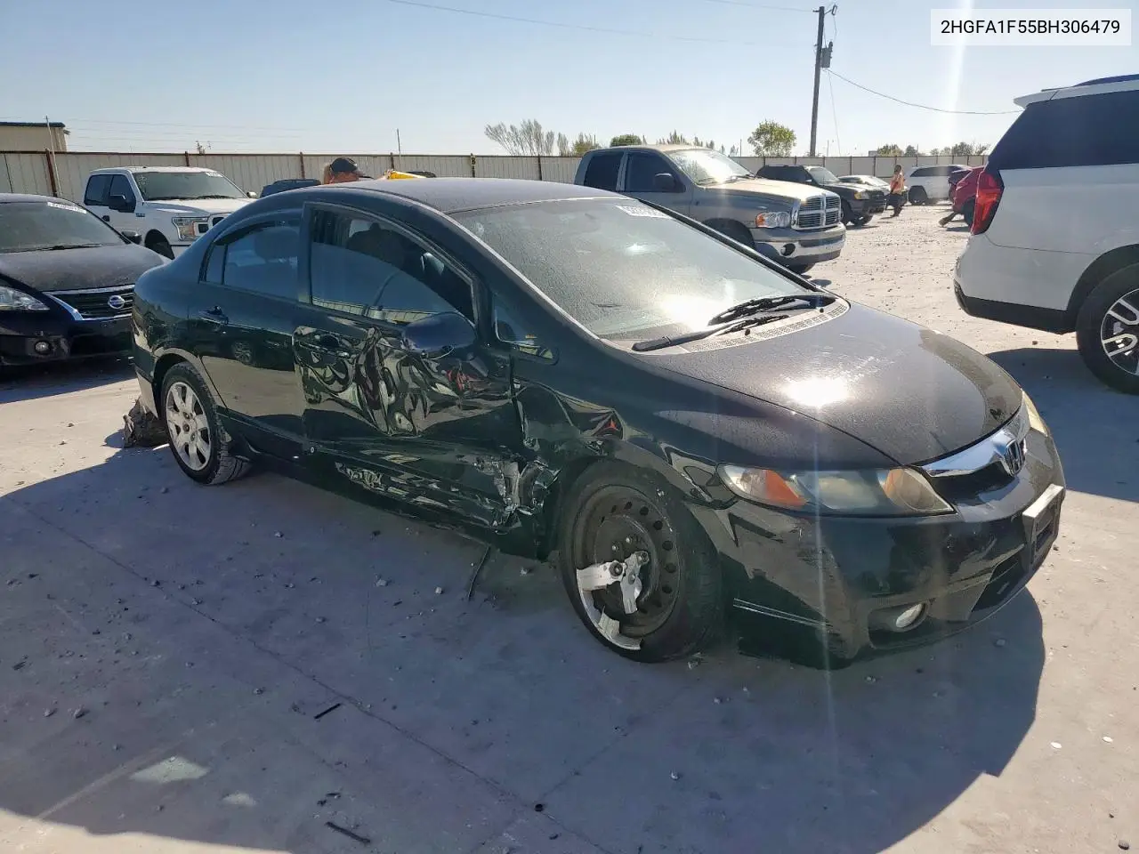 2HGFA1F55BH306479 2011 Honda Civic Lx