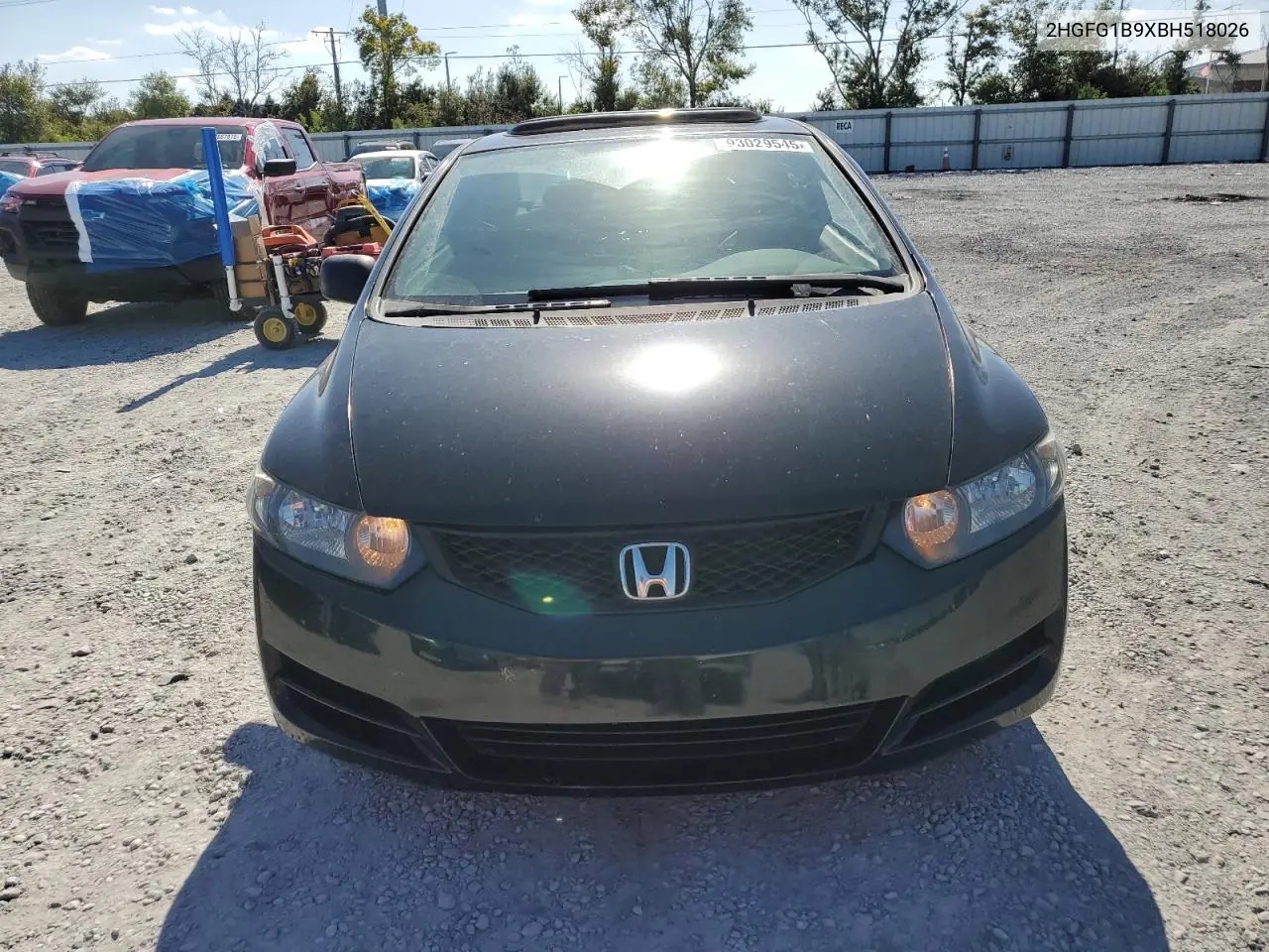 2HGFG1B9XBH518026 2011 Honda Civic Exl
