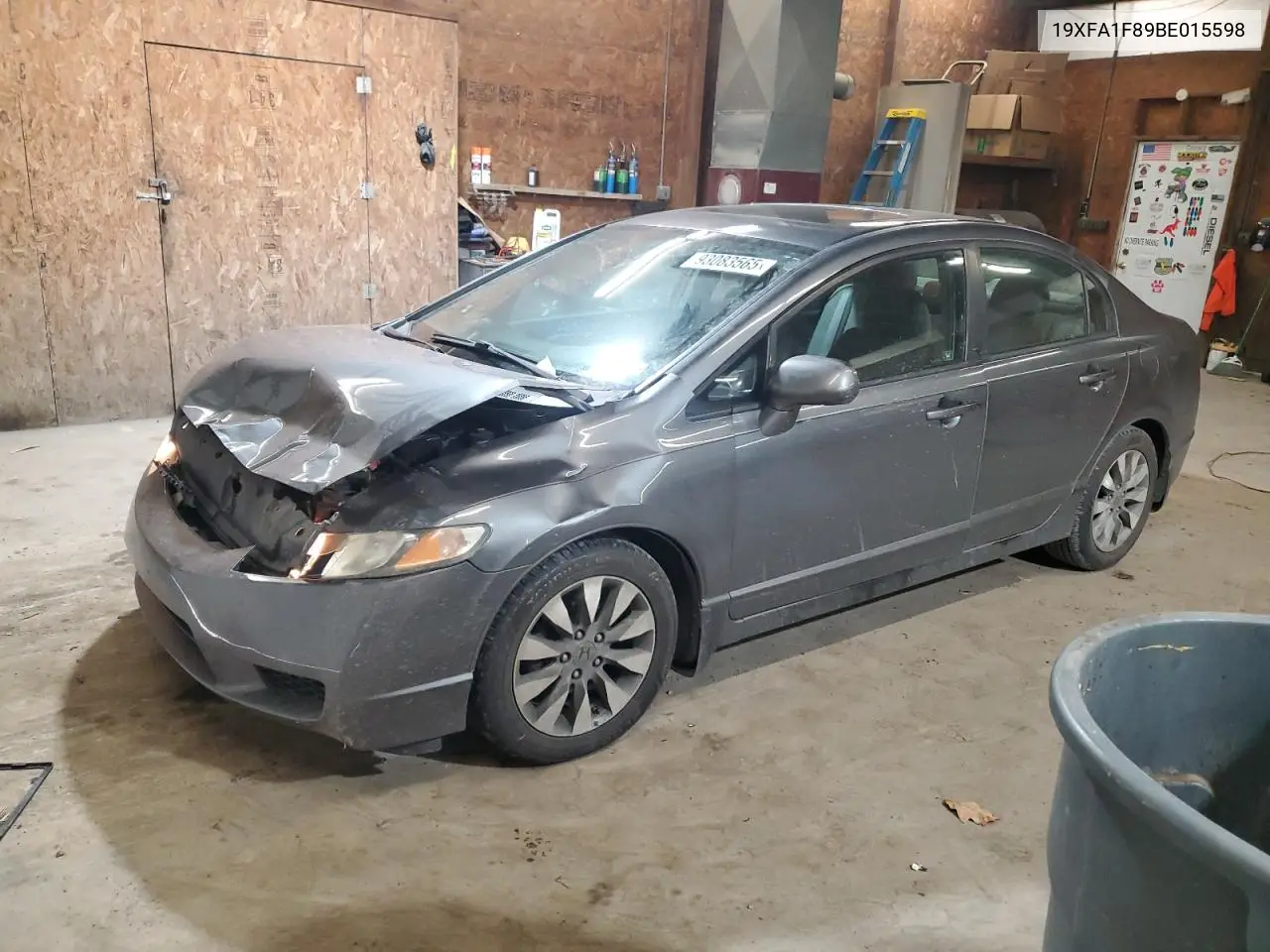 19XFA1F89BE015598 2011 Honda Civic Ex