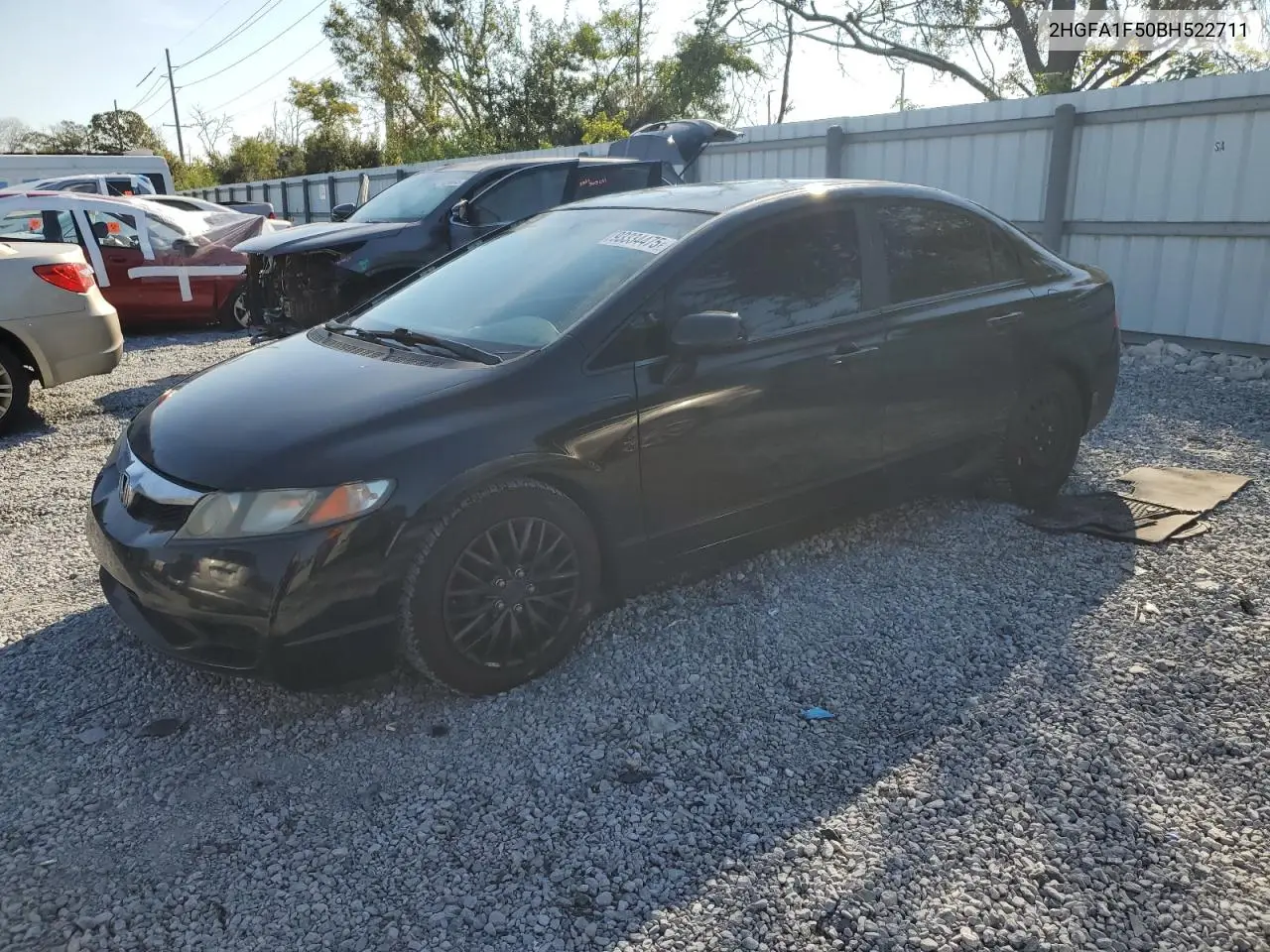 2HGFA1F50BH522711 2011 Honda Civic Lx