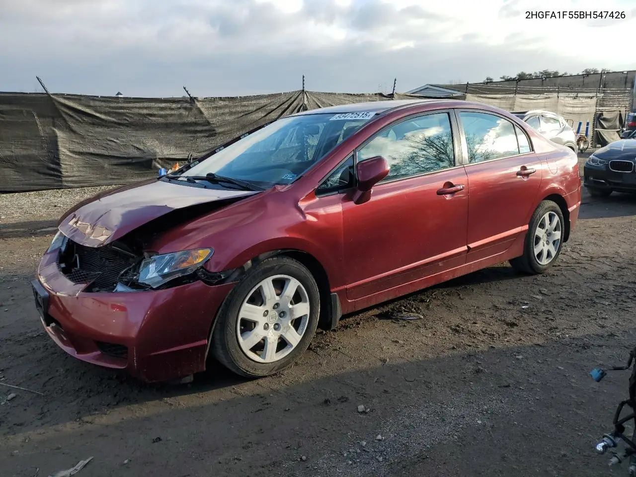 2HGFA1F55BH547426 2011 Honda Civic Lx