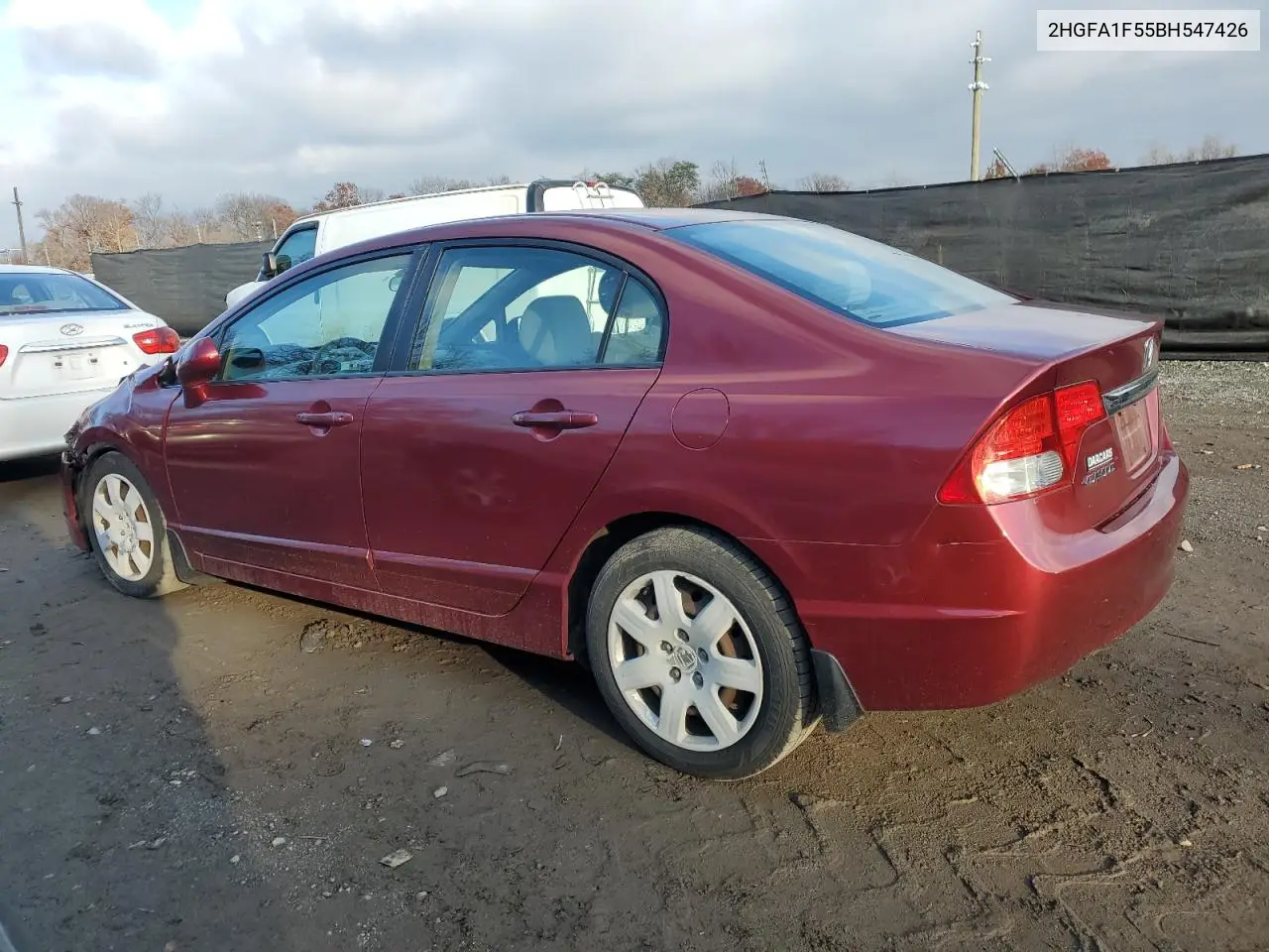 2HGFA1F55BH547426 2011 Honda Civic Lx