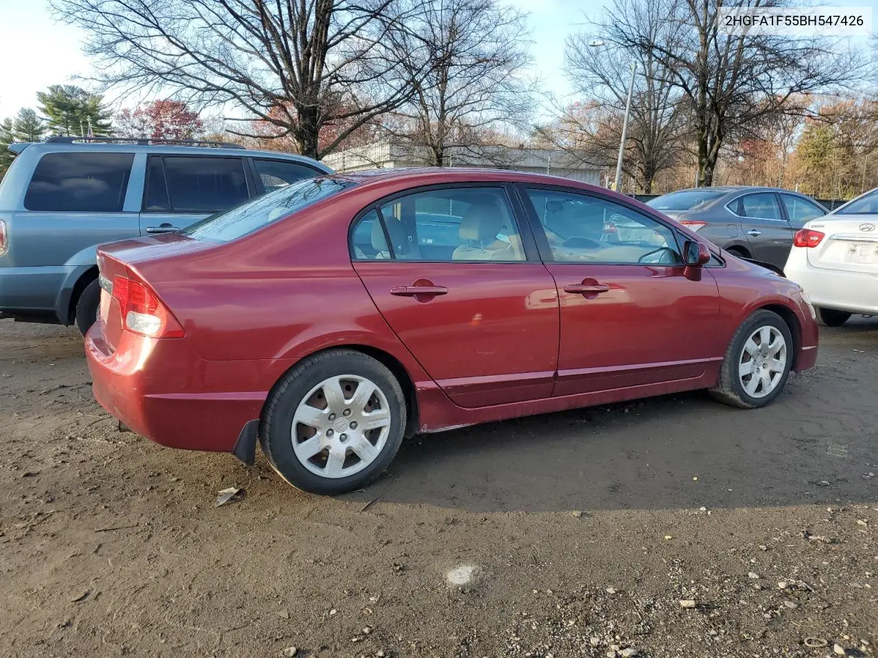 2HGFA1F55BH547426 2011 Honda Civic Lx