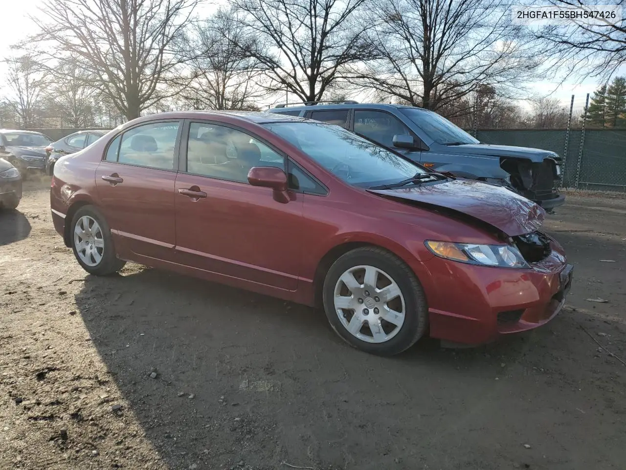 2HGFA1F55BH547426 2011 Honda Civic Lx
