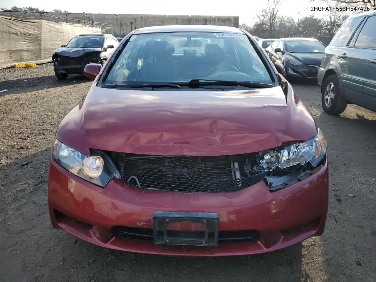 2HGFA1F55BH547426 2011 Honda Civic Lx