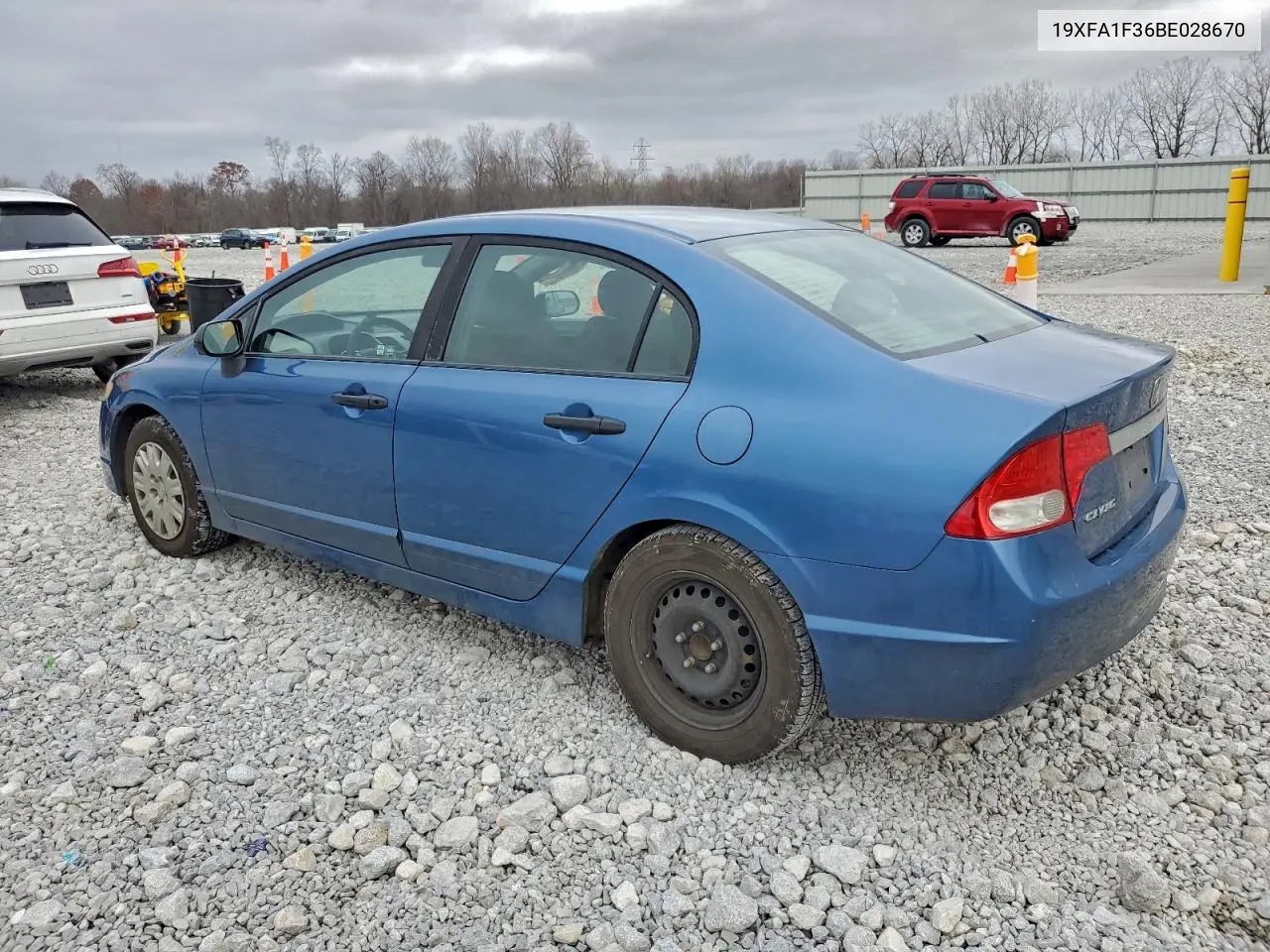 19XFA1F36BE028670 2011 Honda Civic Vp