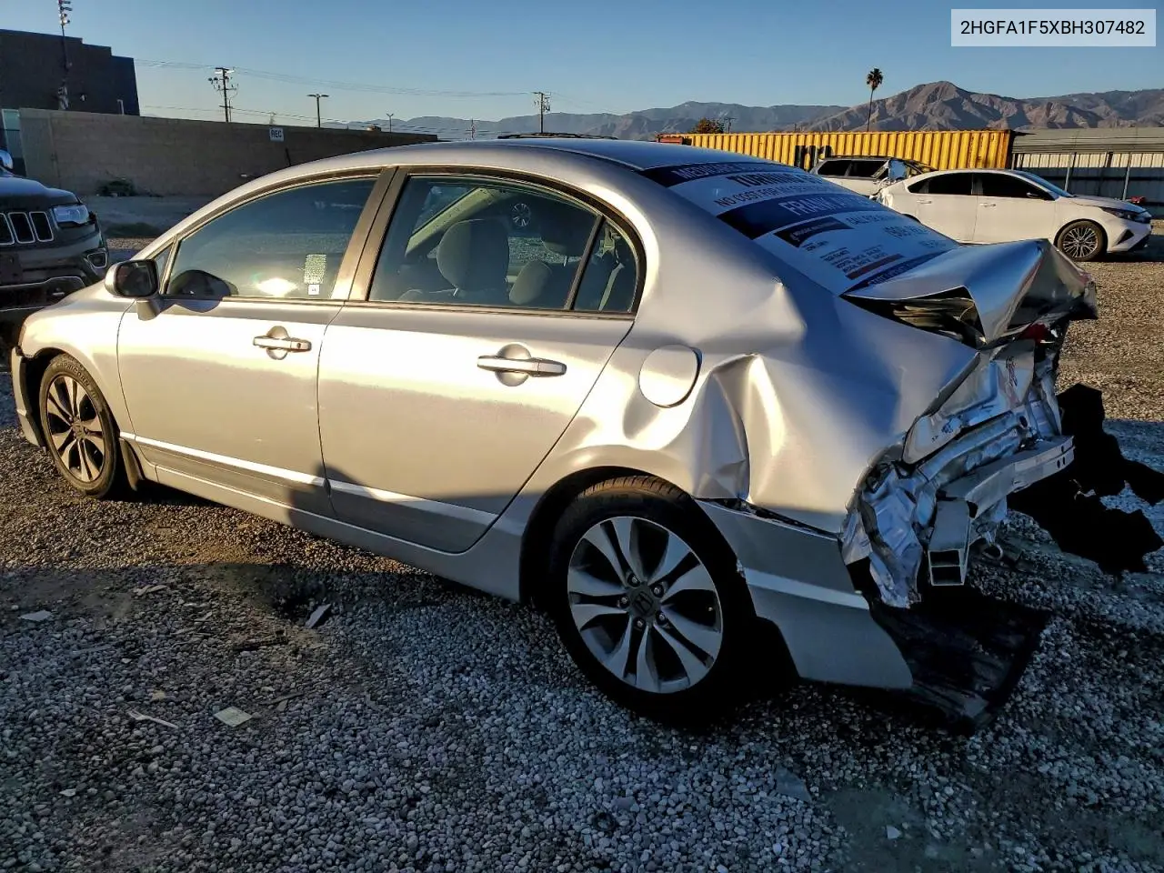 2HGFA1F5XBH307482 2011 Honda Civic Lx