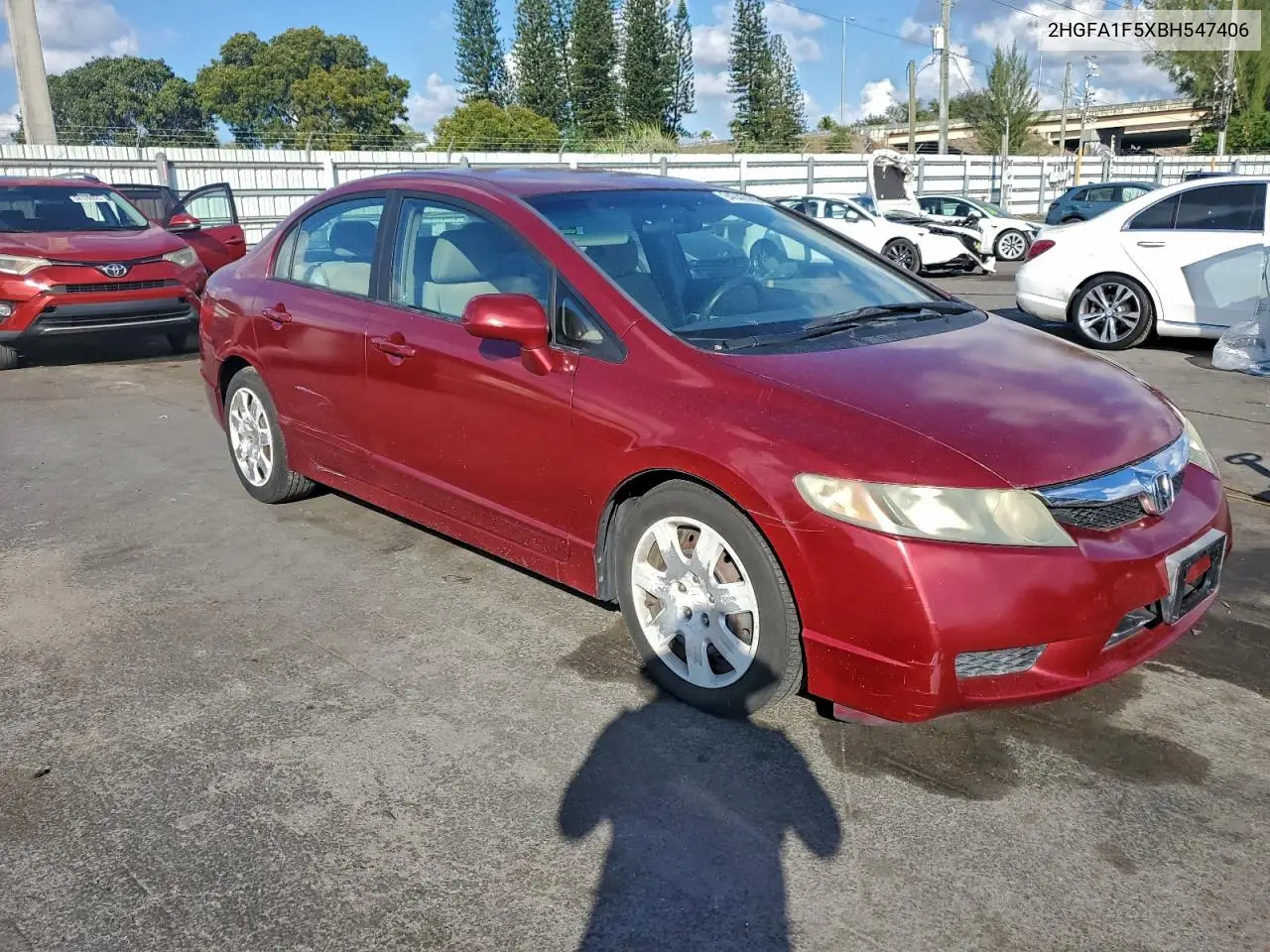 2HGFA1F5XBH547406 2011 Honda Civic Lx