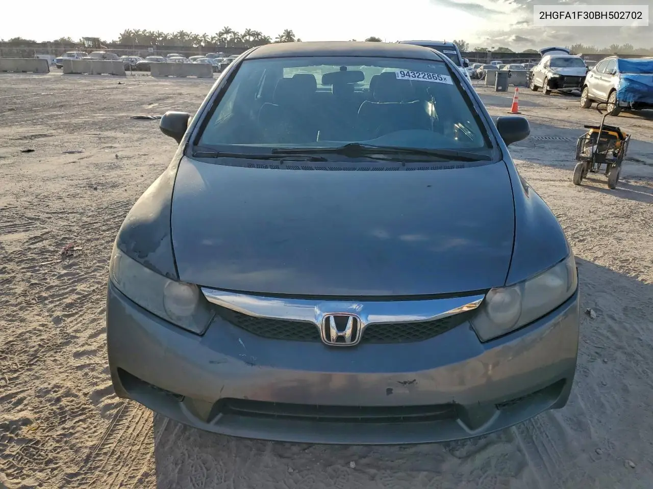 2HGFA1F30BH502702 2011 Honda Civic Vp