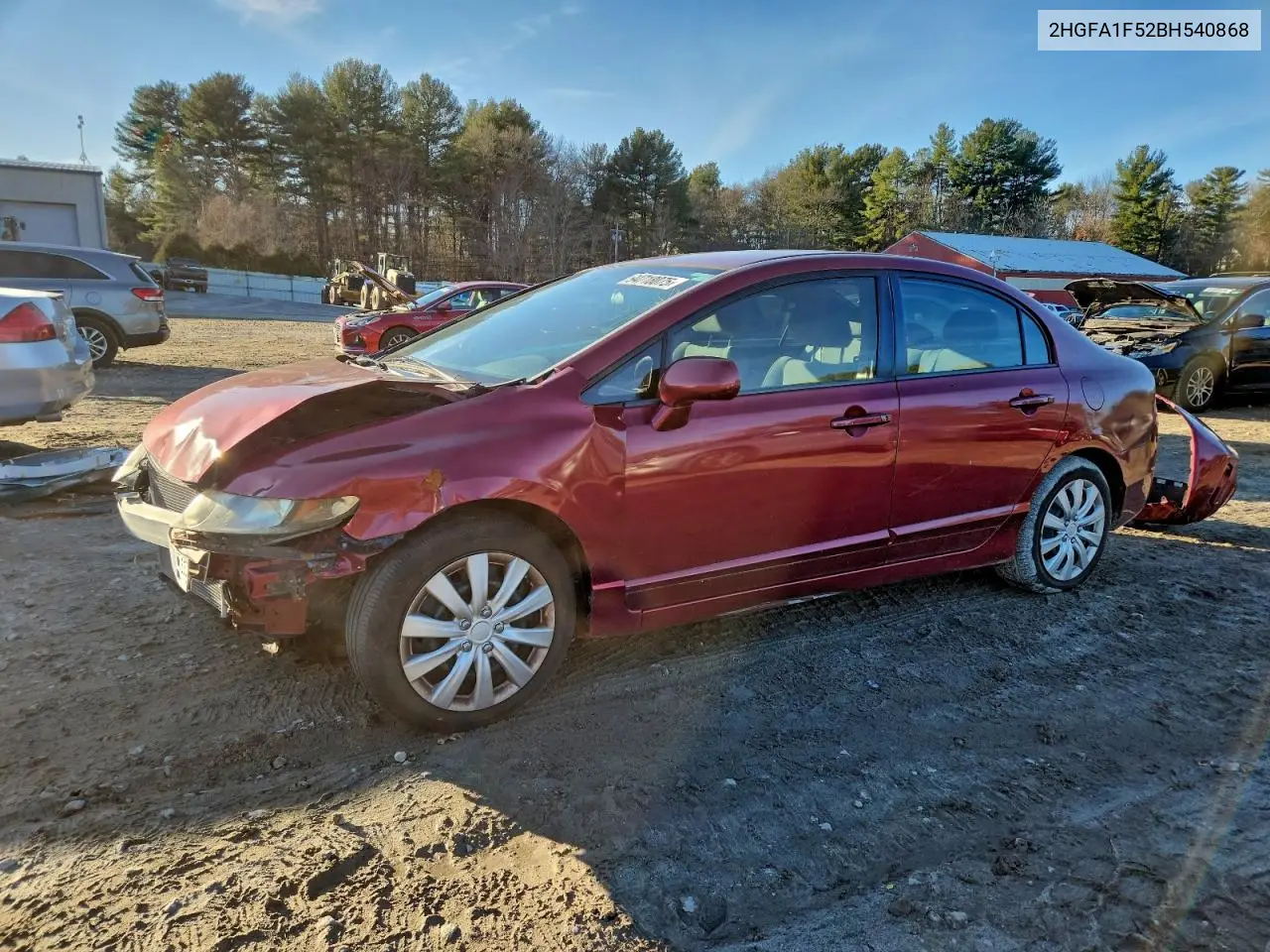 2HGFA1F52BH540868 2011 Honda Civic Lx