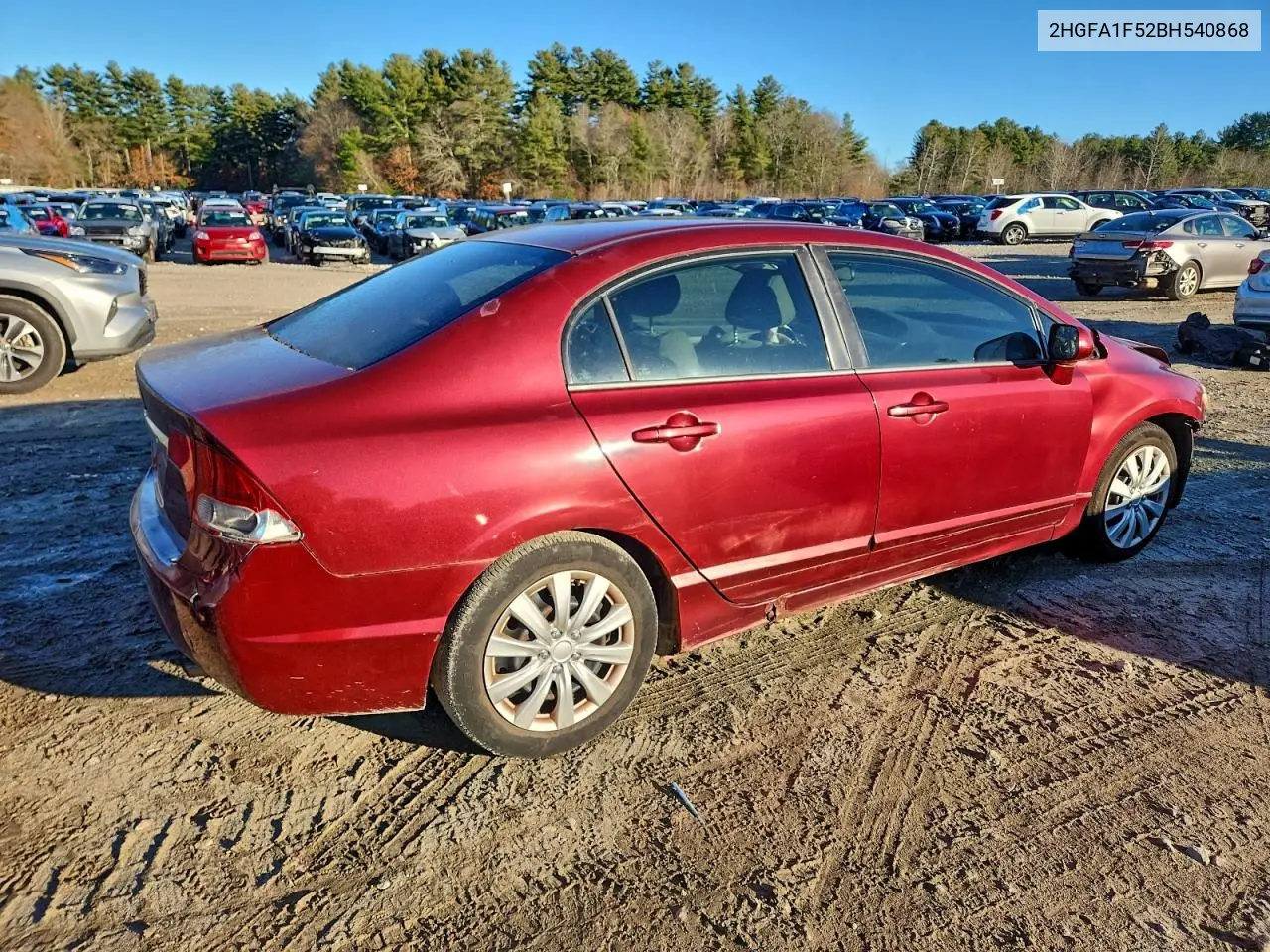 2HGFA1F52BH540868 2011 Honda Civic Lx