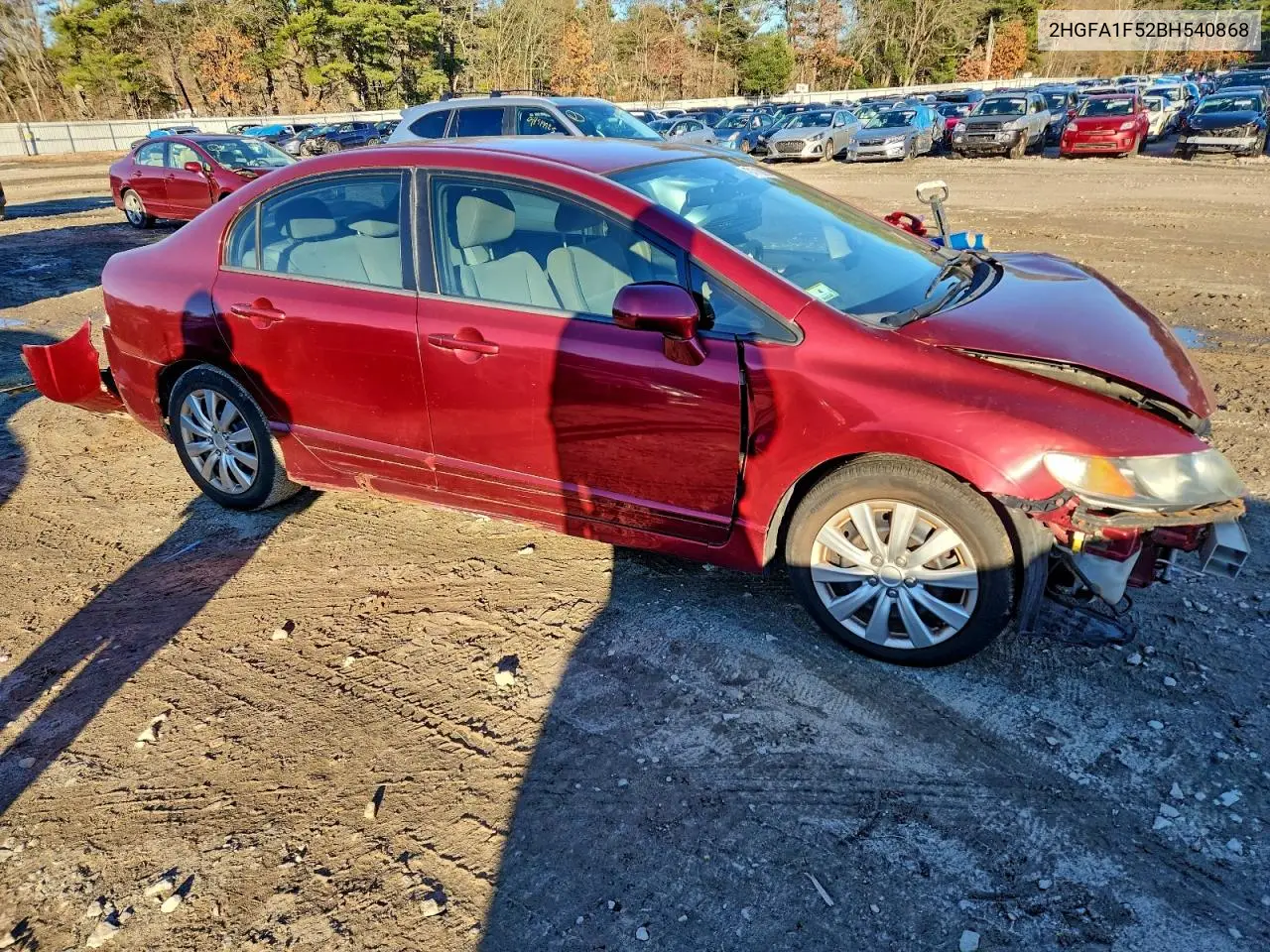 2HGFA1F52BH540868 2011 Honda Civic Lx