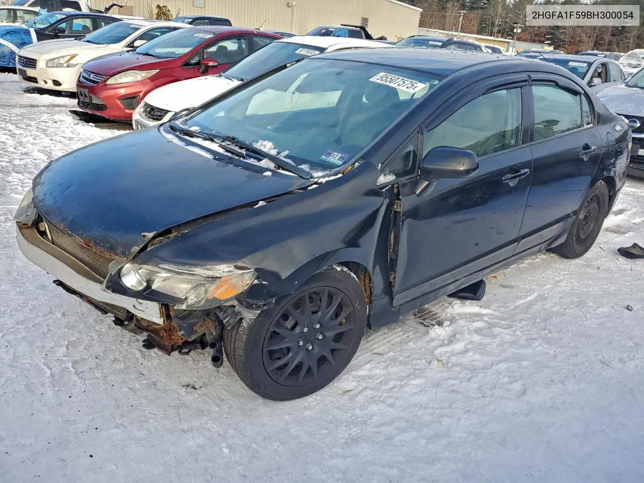 2HGFA1F59BH300054 2011 Honda Civic Lx
