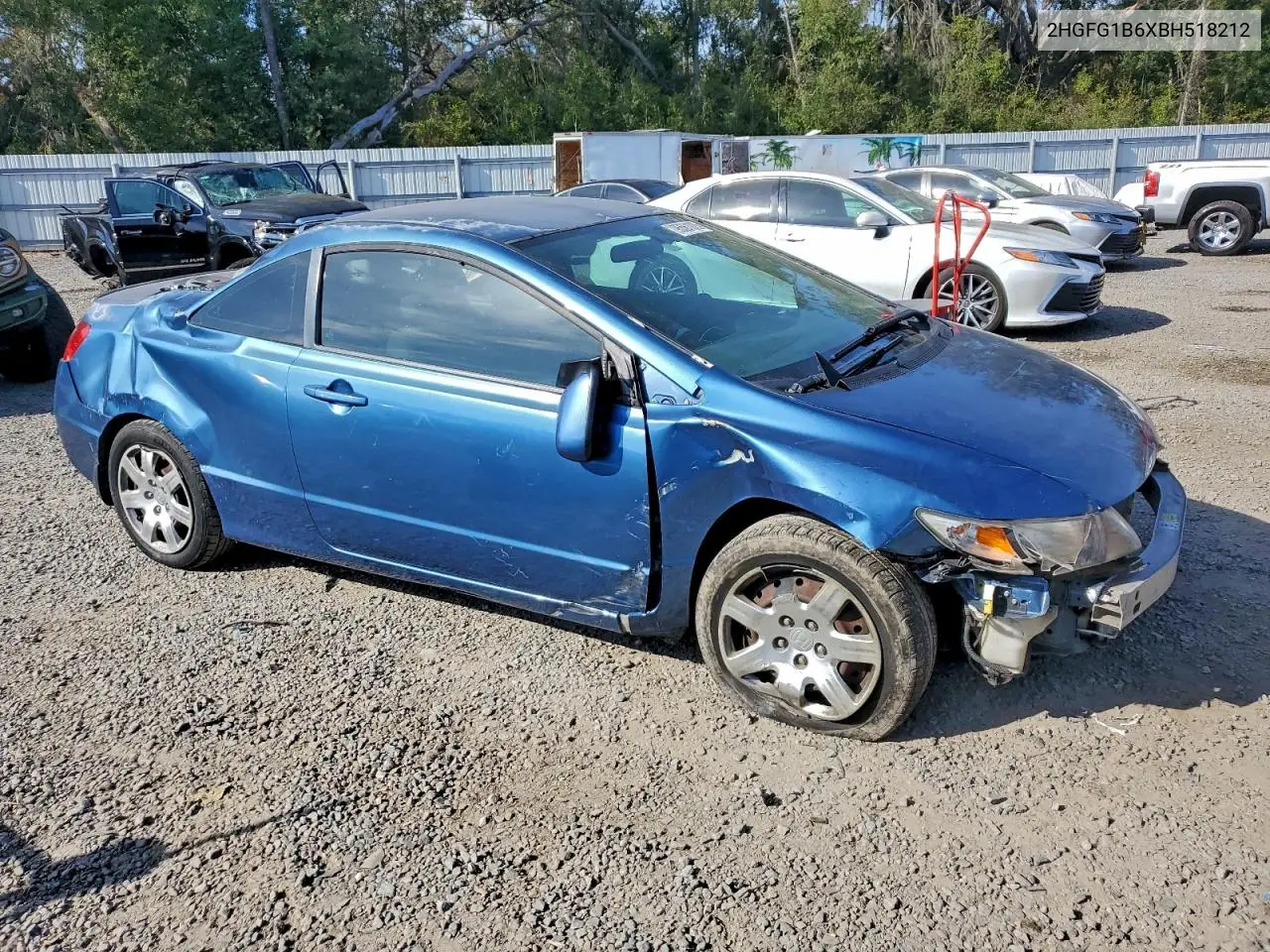 2HGFG1B6XBH518212 2011 Honda Civic Lx