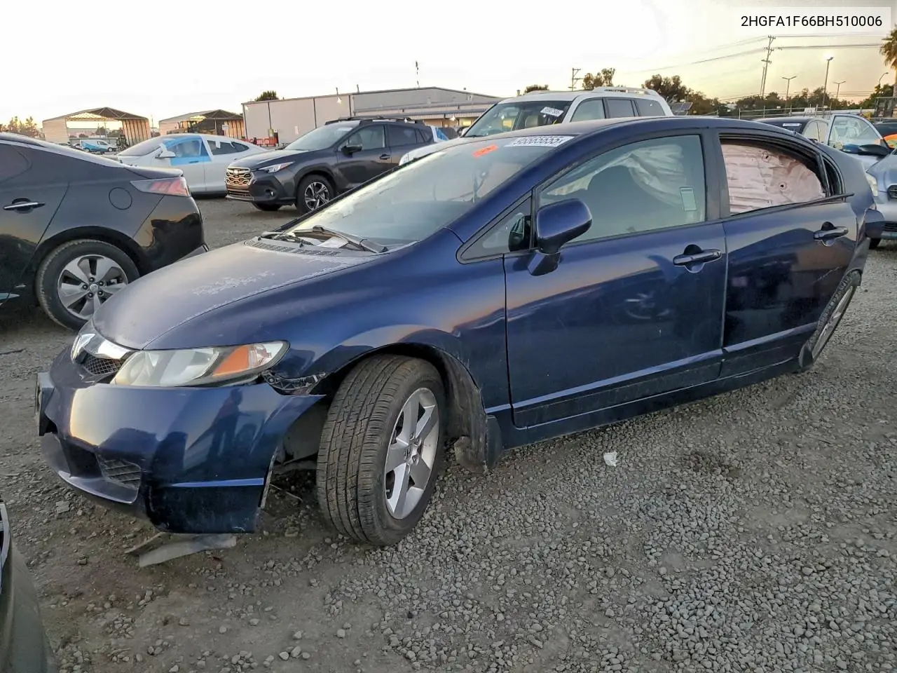 2HGFA1F66BH510006 2011 Honda Civic Lx-S