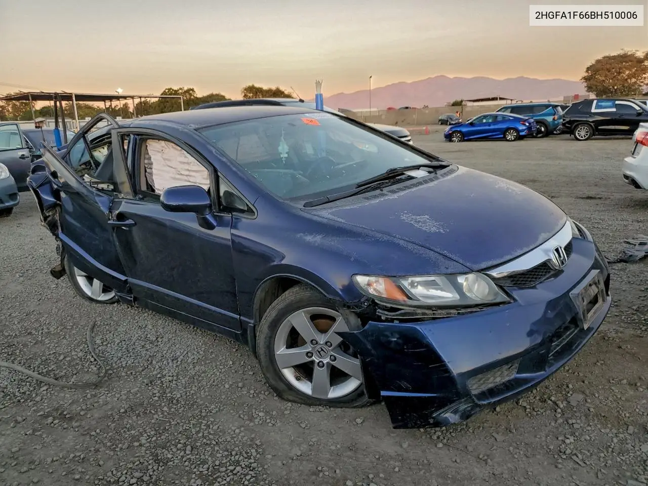 2HGFA1F66BH510006 2011 Honda Civic Lx-S