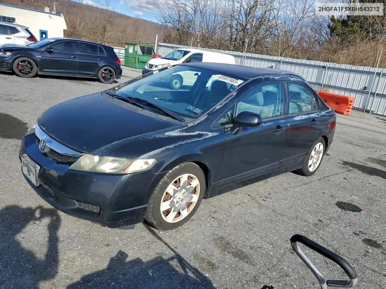 2HGFA1F5XBH543212 2011 Honda Civic Lx