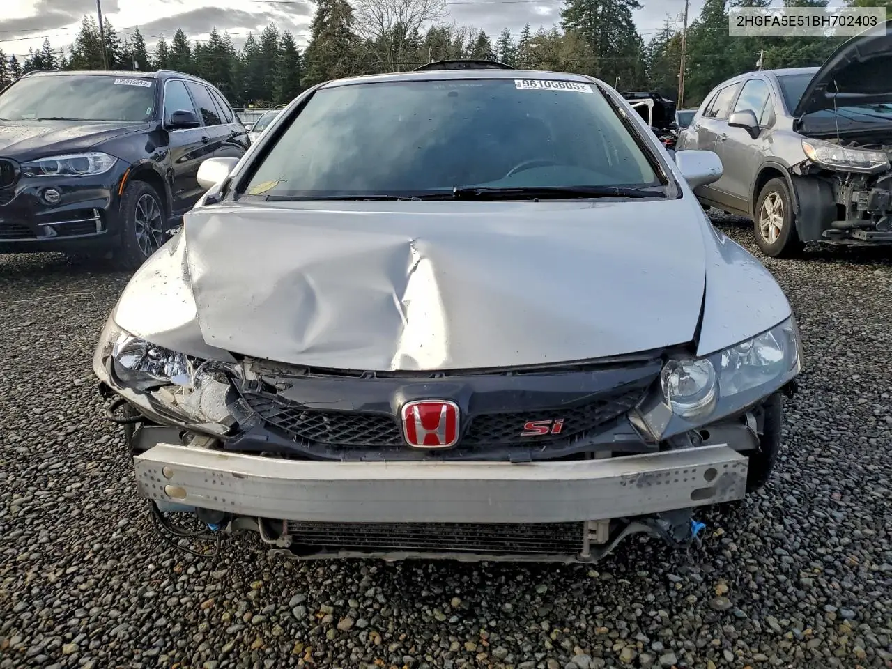 2HGFA5E51BH702403 2011 Honda Civic Si