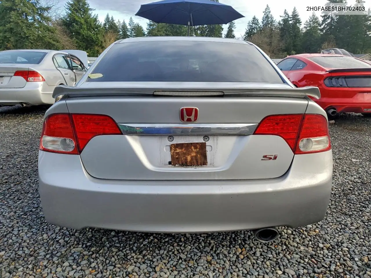 2HGFA5E51BH702403 2011 Honda Civic Si