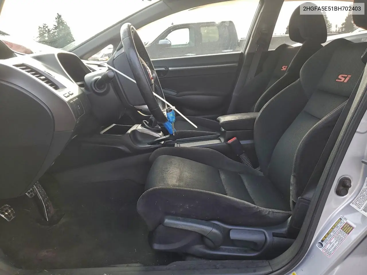 2HGFA5E51BH702403 2011 Honda Civic Si