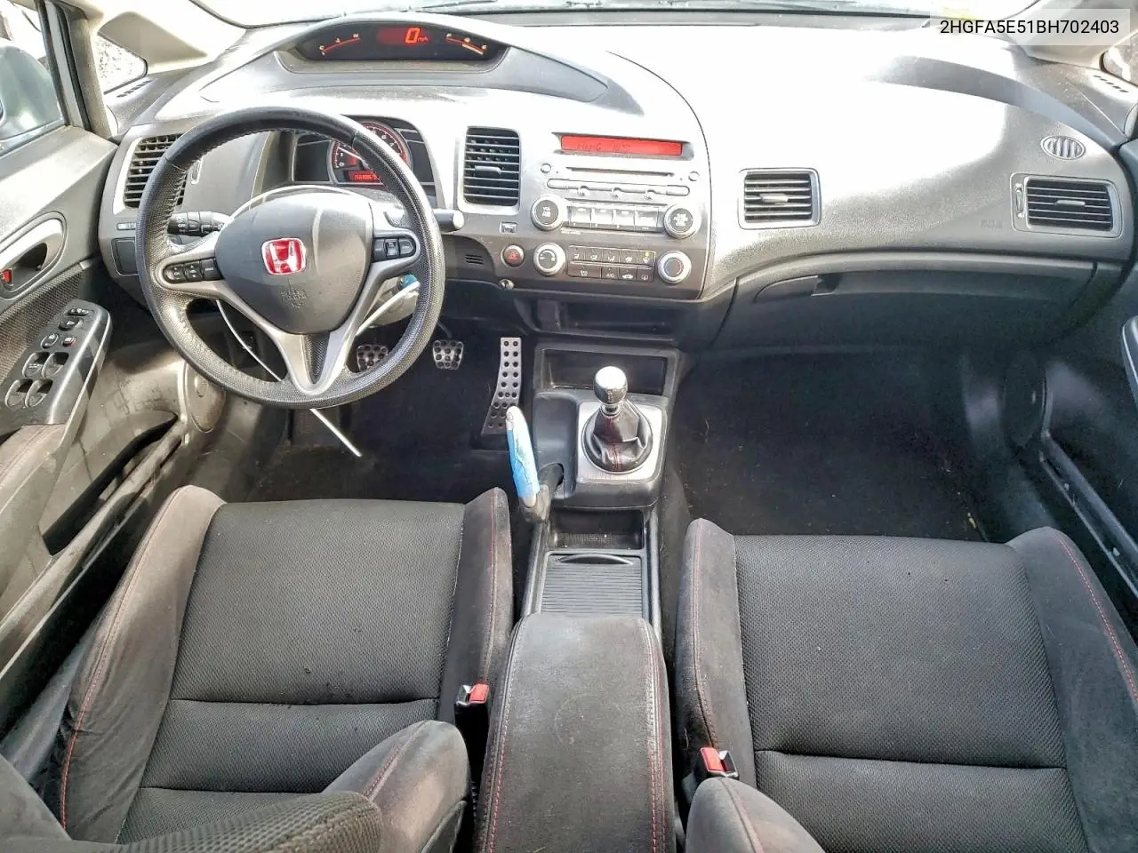 2HGFA5E51BH702403 2011 Honda Civic Si