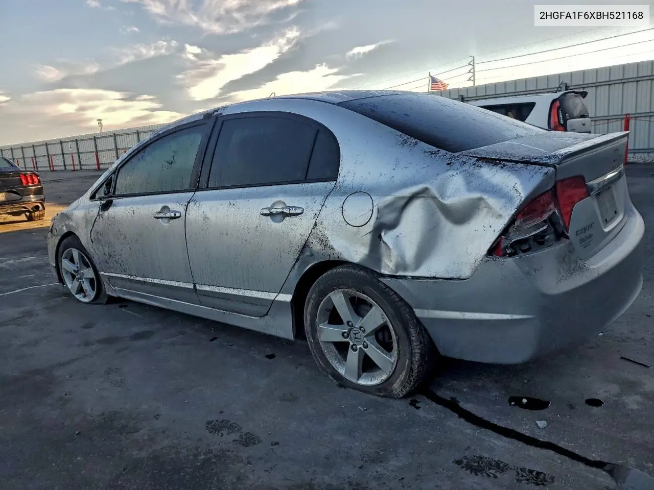 2HGFA1F6XBH521168 2011 Honda Civic Lx-S