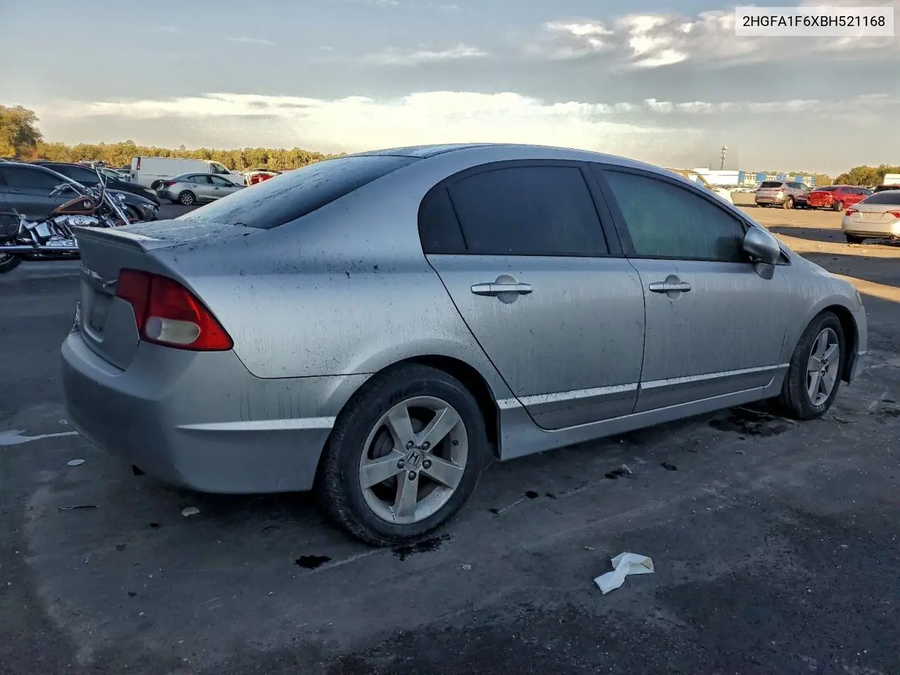 2HGFA1F6XBH521168 2011 Honda Civic Lx-S