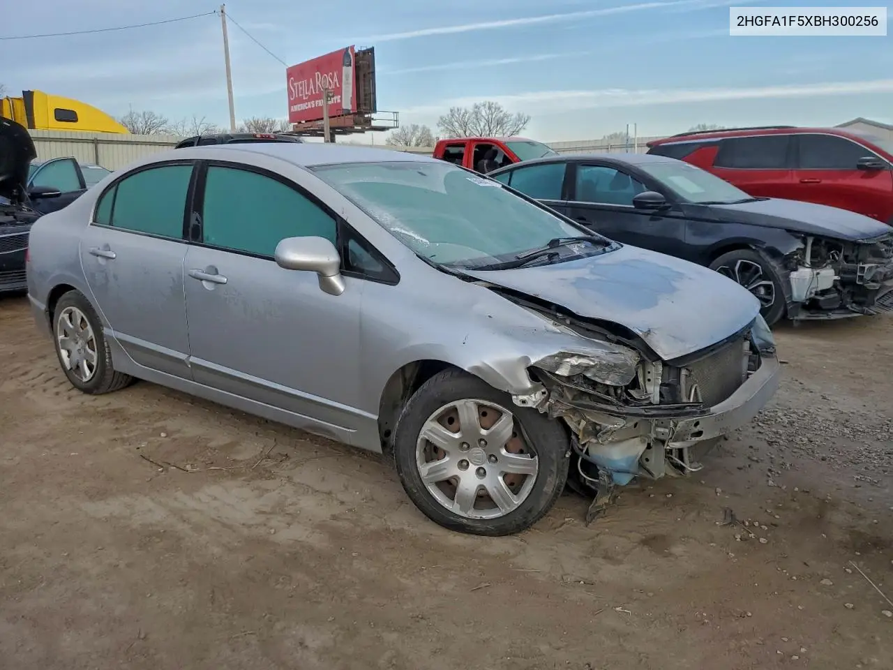 2HGFA1F5XBH300256 2011 Honda Civic Lx
