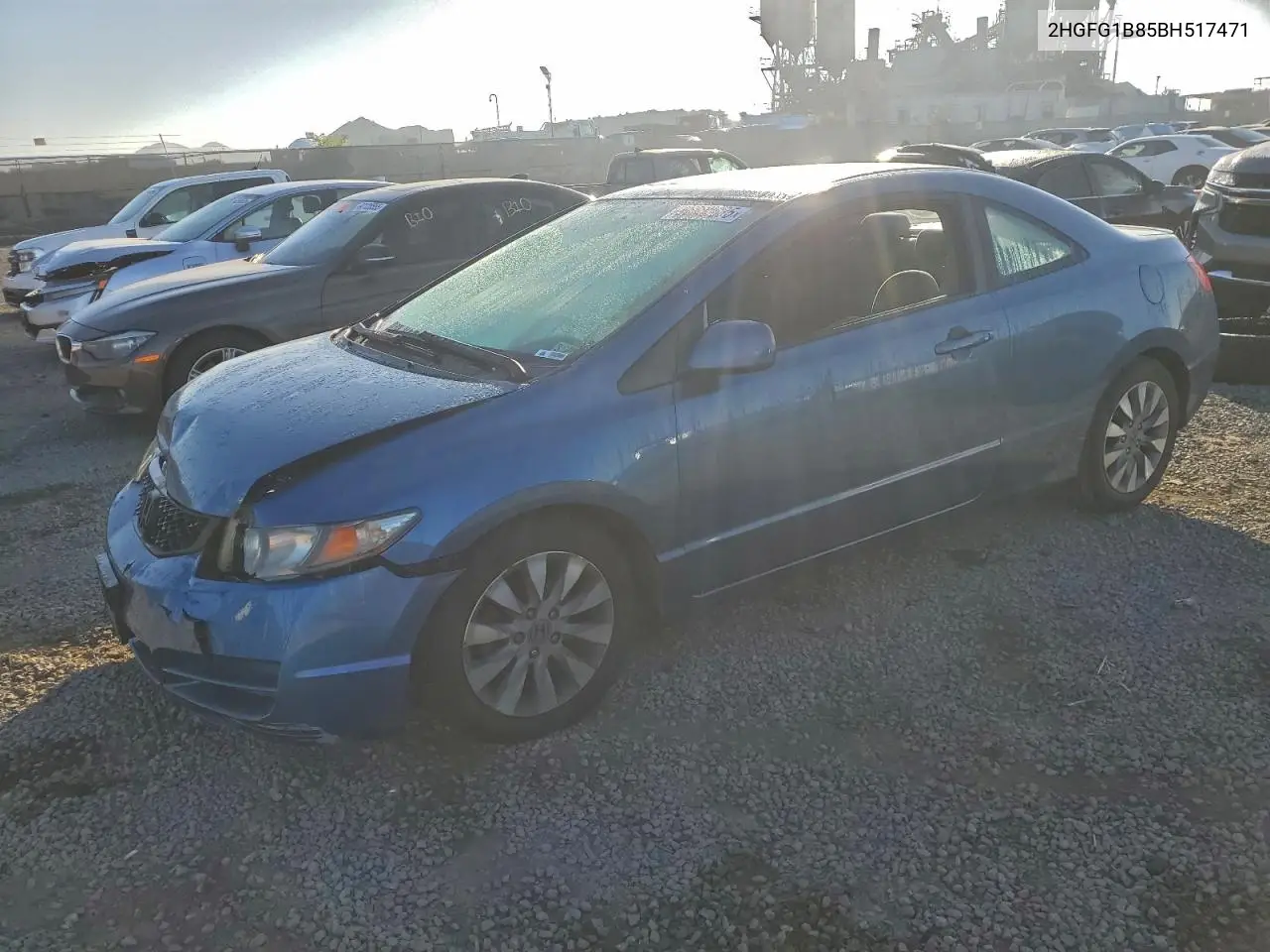 2HGFG1B85BH517471 2011 Honda Civic Ex