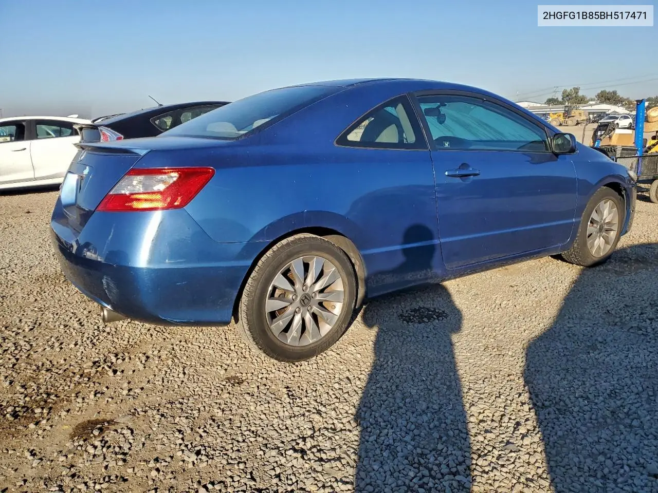 2HGFG1B85BH517471 2011 Honda Civic Ex