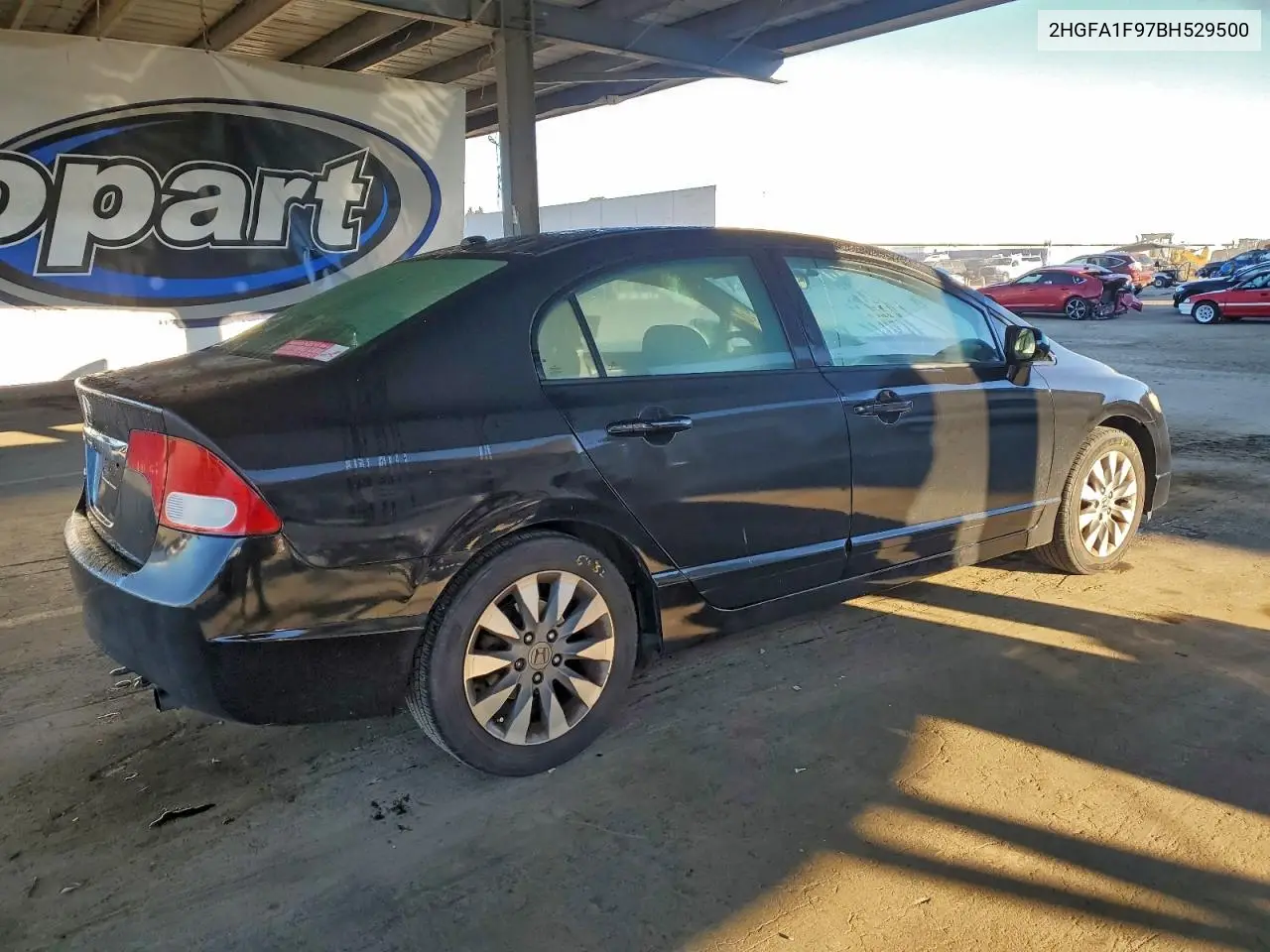 2HGFA1F97BH529500 2011 Honda Civic Exl