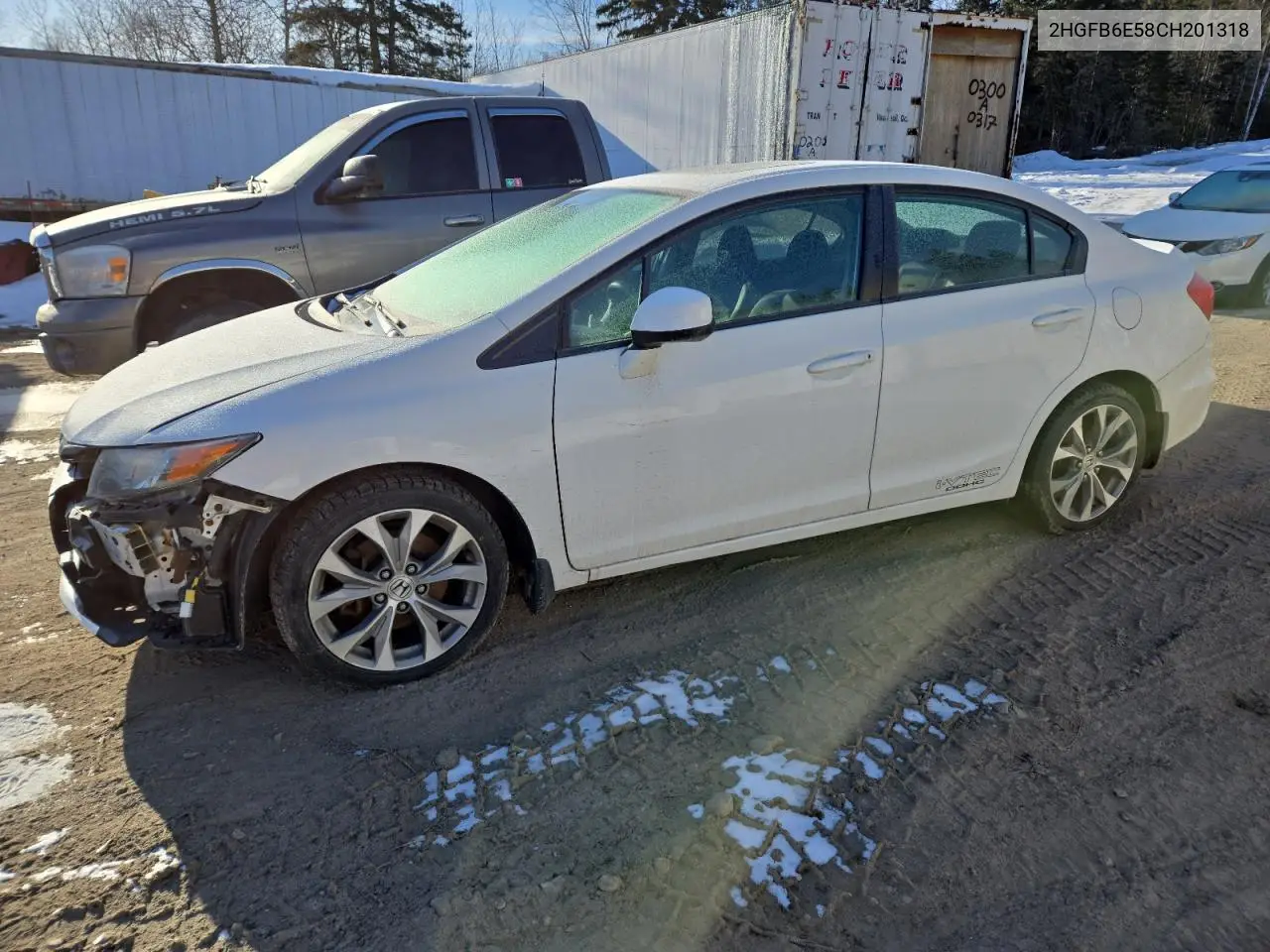 2HGFB6E58CH201318 2012 Honda Civic Si