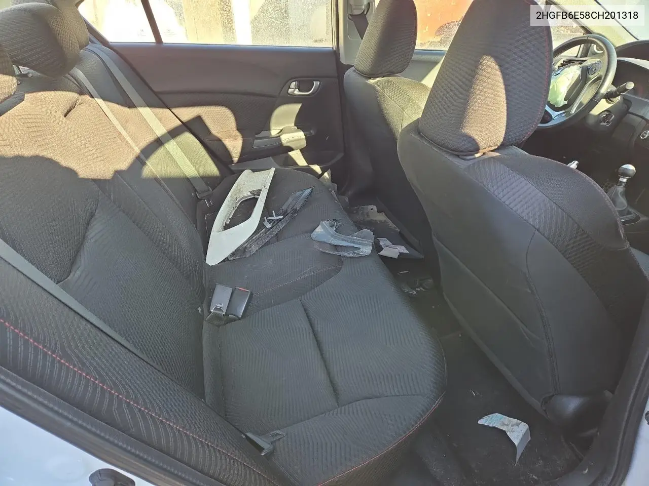 2HGFB6E58CH201318 2012 Honda Civic Si