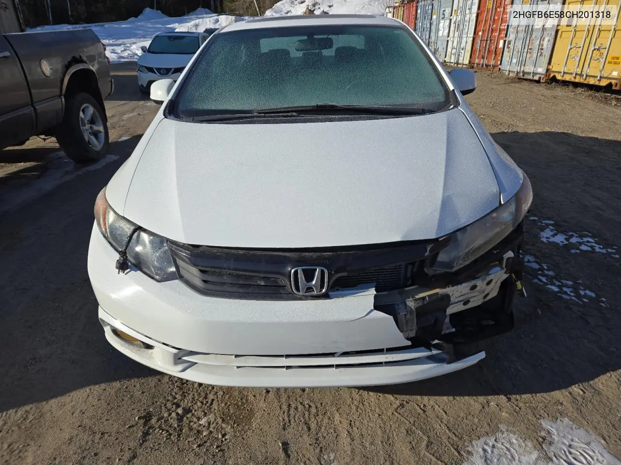 2HGFB6E58CH201318 2012 Honda Civic Si